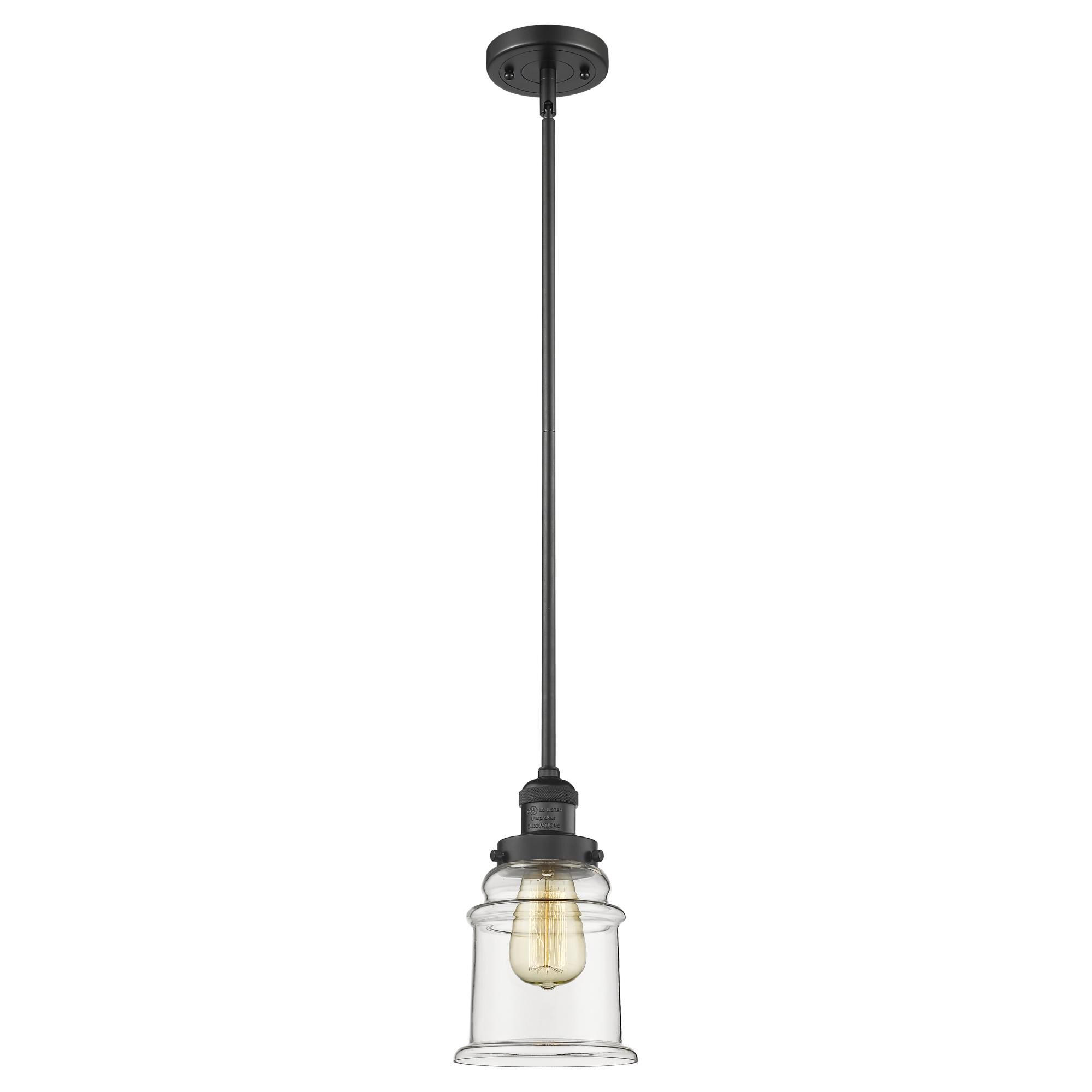 Shown in Matte Black finish and Clear glass