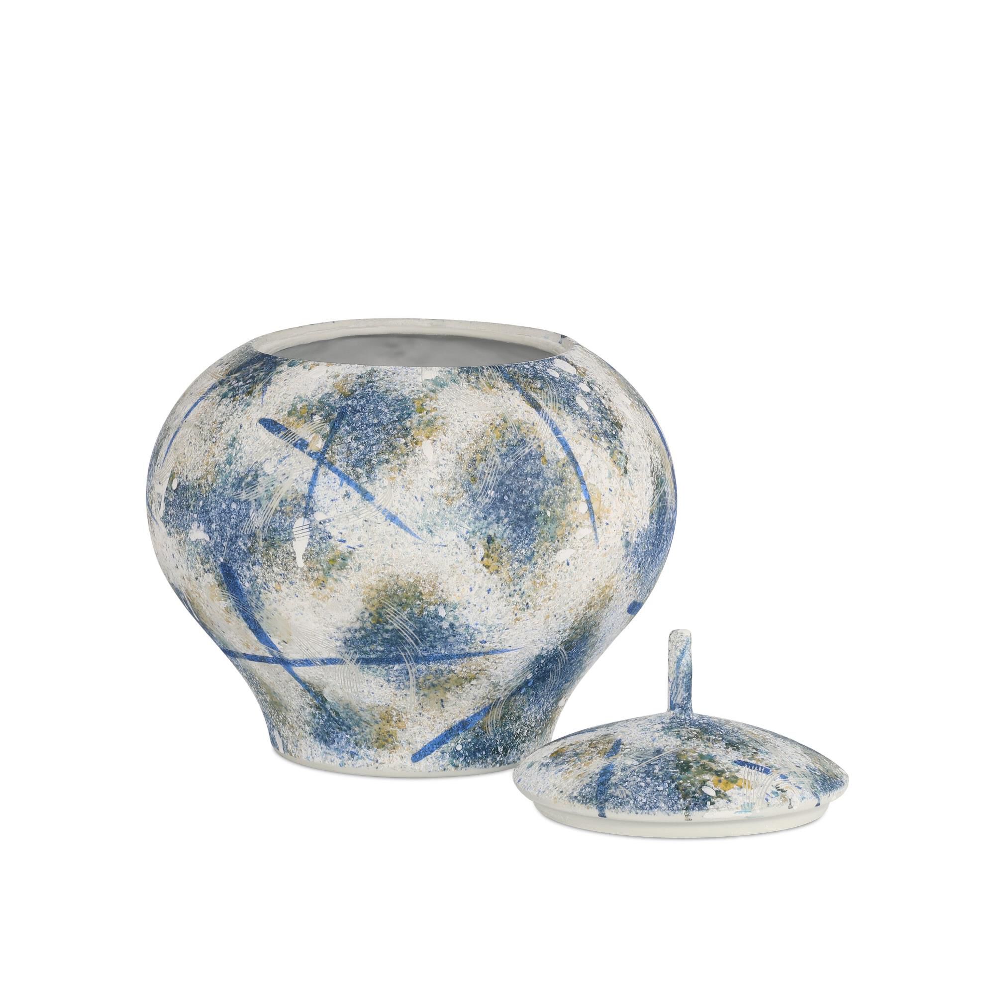 Shown in Antique Blue and Off-White finish