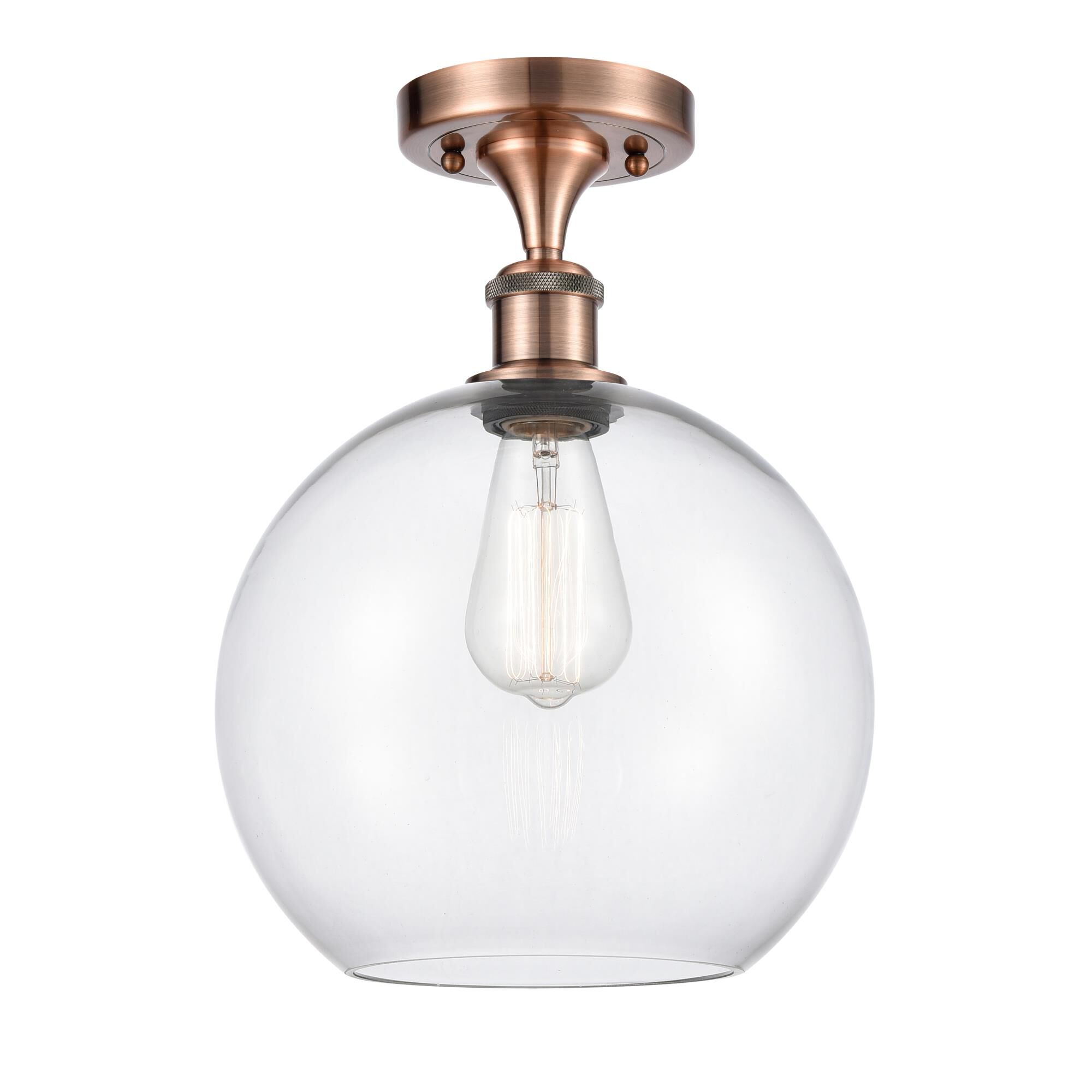 Bruno Marashlian Athens 10 Inch 1 Light Semi Flush Mount by Innovations Lighting