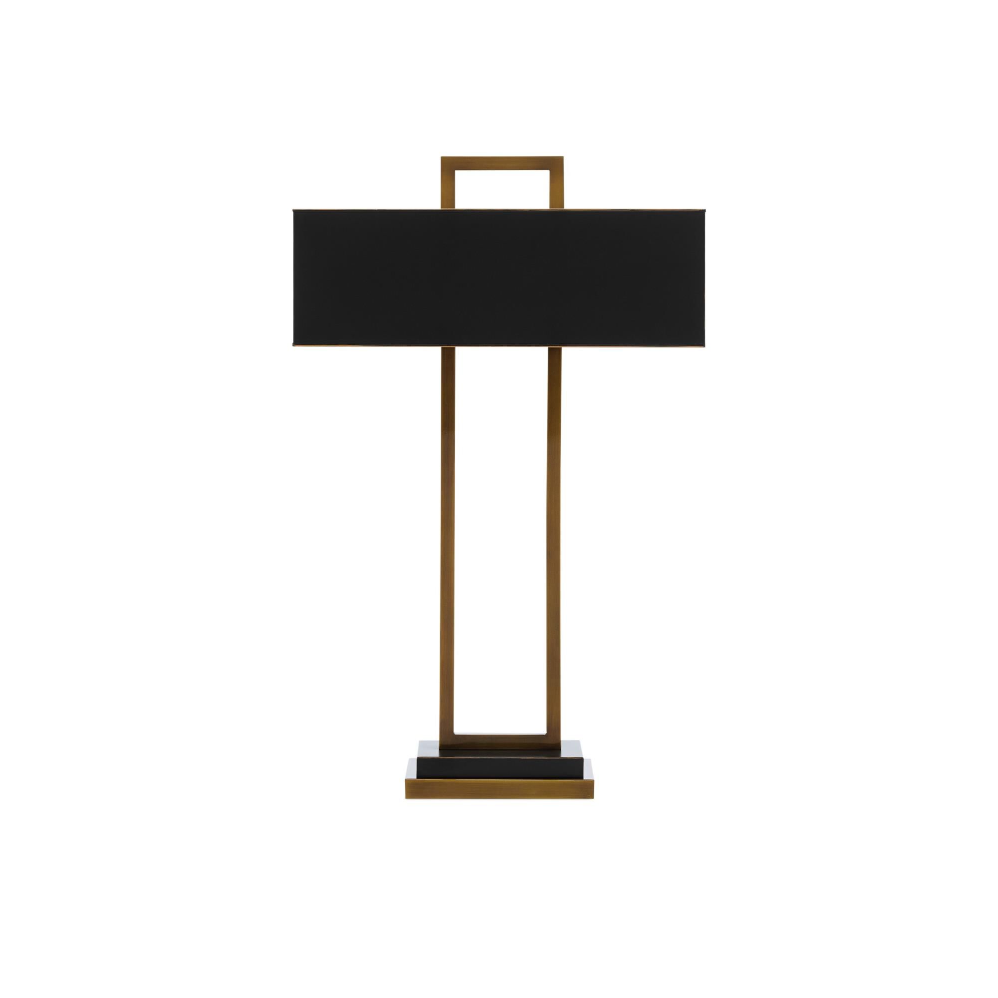 Shown in Antique Brass-Oil Rubbed Bronze finish and Metal Shade shade