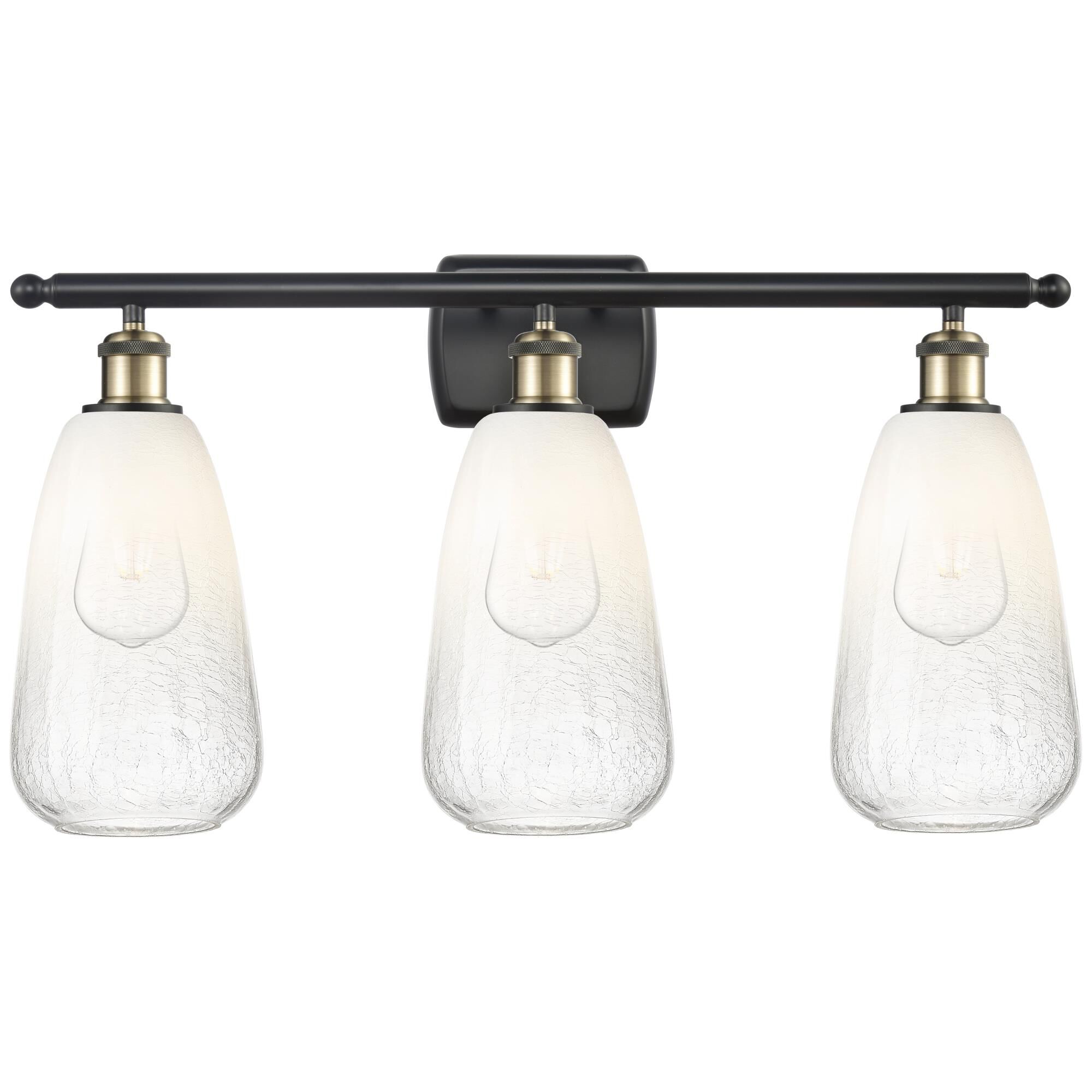 Shown in Black Antique Brass finish and Opal glass