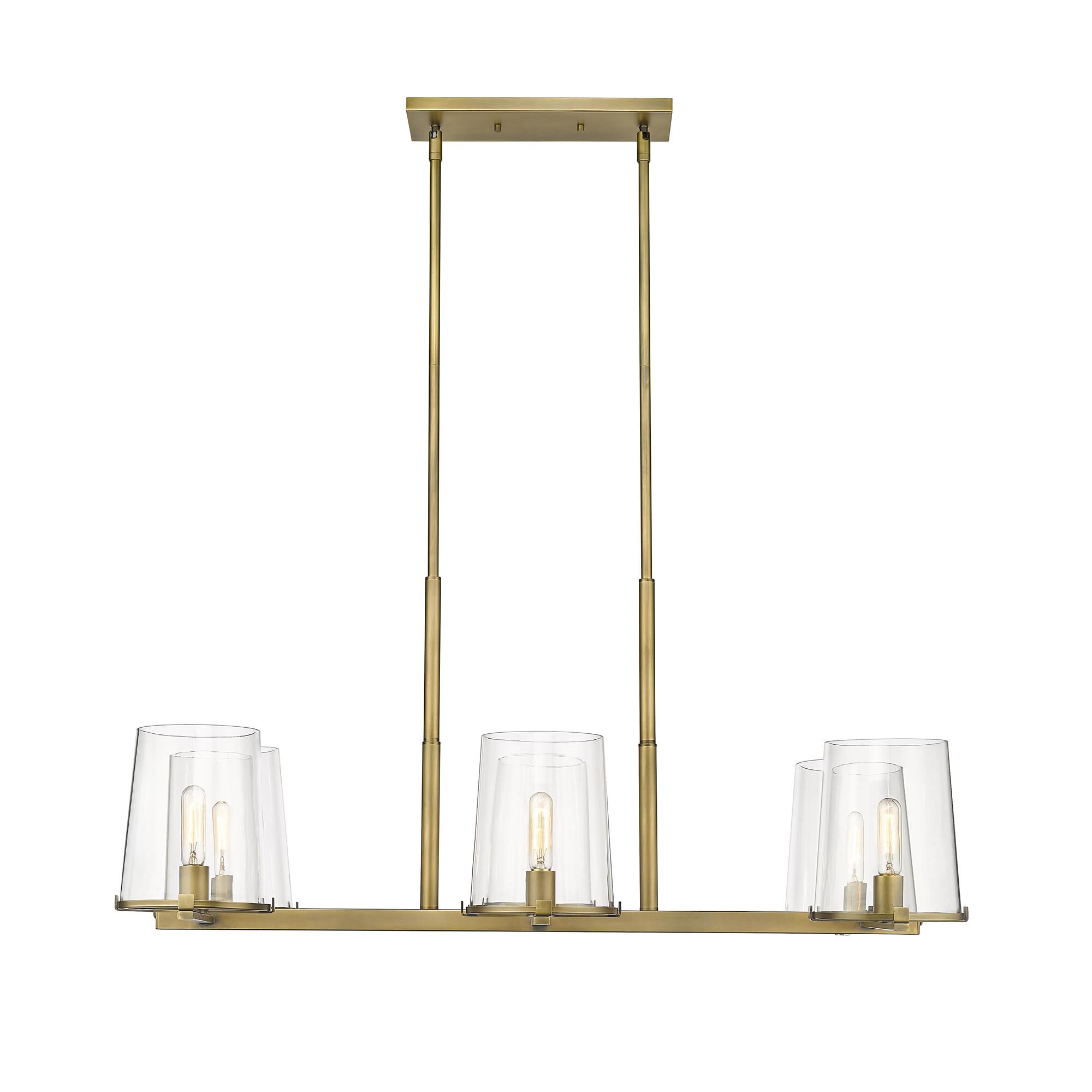 Callista 43 Inch 6 Light Linear Suspension Light by Z-Lite