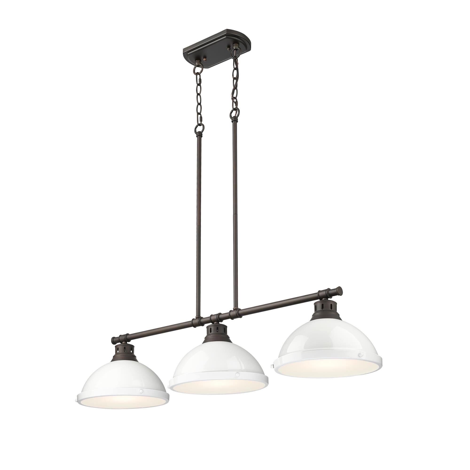 Shown in White finish and White shade