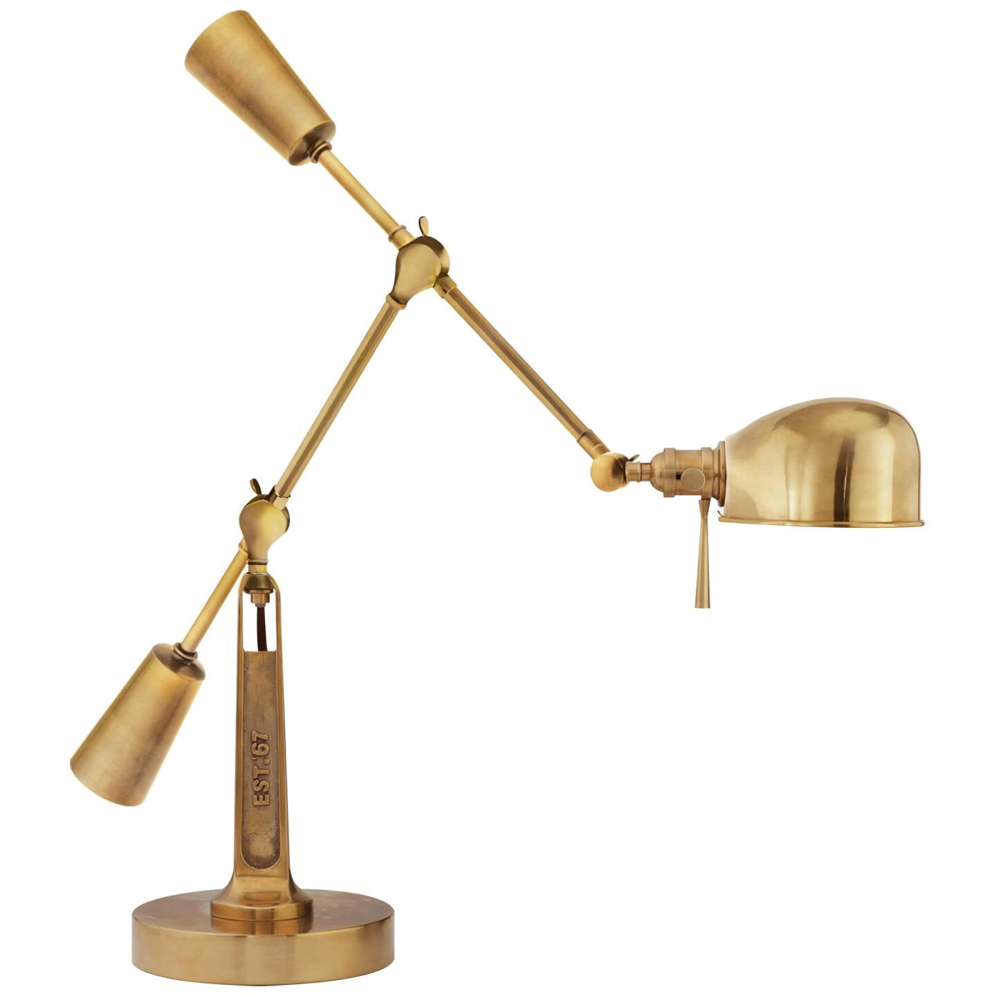 ralph lauren brass desk lamp