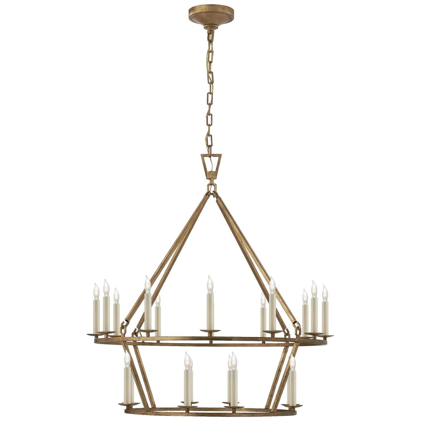 Chapman & Myers Darlana 30 Inch 20 Light Chandelier by Visual Comfort Signature Collection