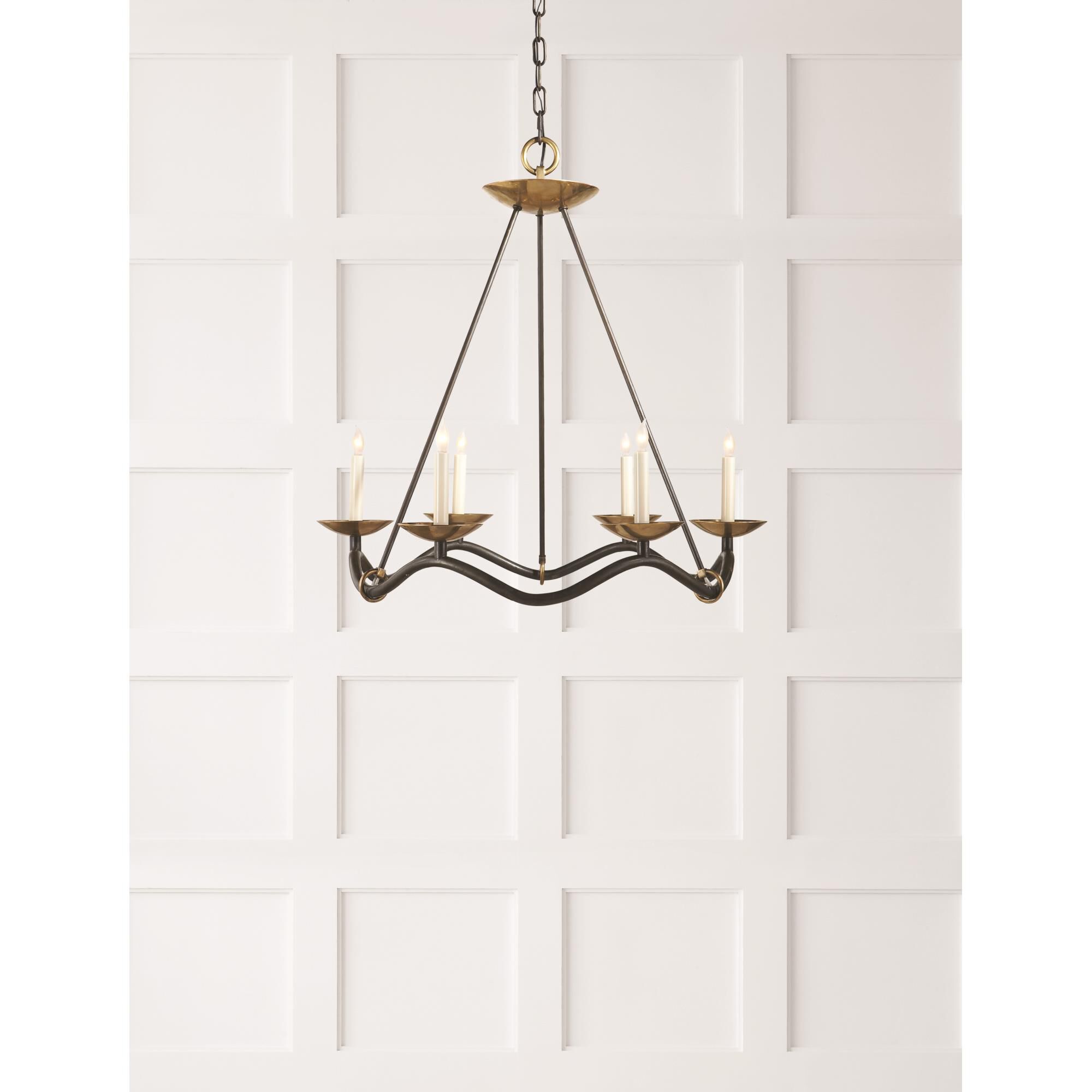 Barry Goralnick Choros 28 Inch 6 Light Chandelier by Visual Comfort Signature Collection