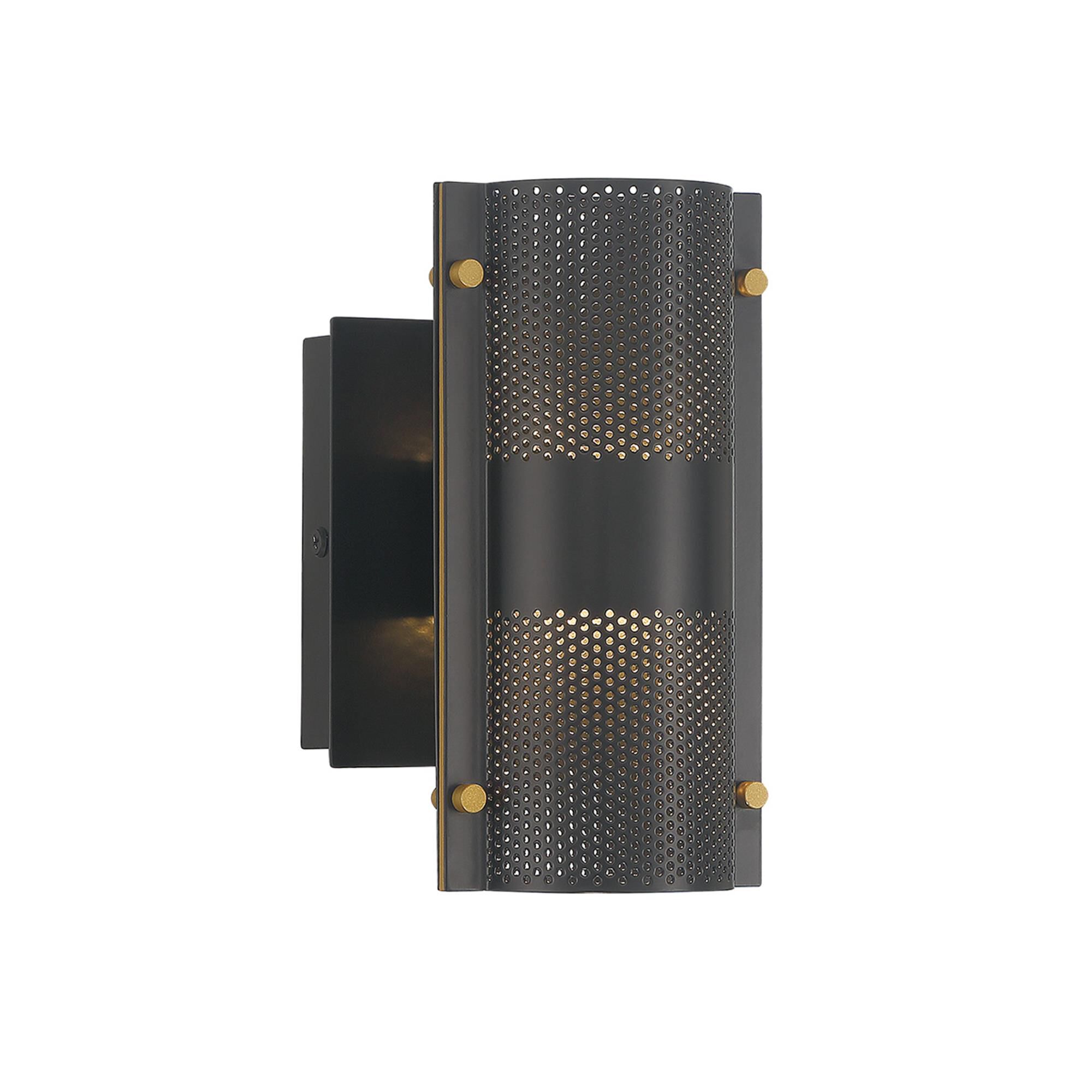 Shown in Black finish and Black Metal shade