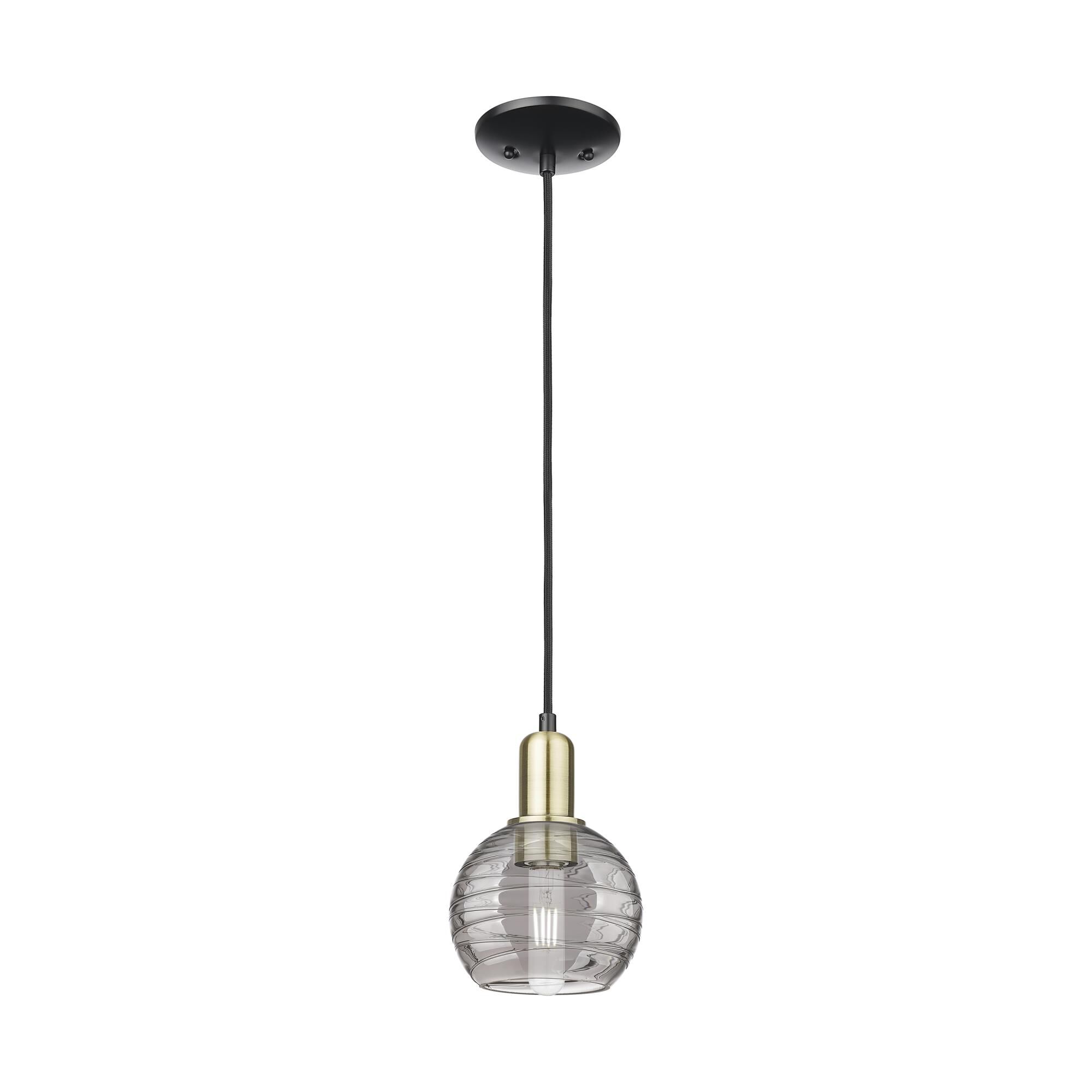 Bruno Marashlian Athens Deco Swirl 6 Inch Mini Pendant by Innovations Lighting