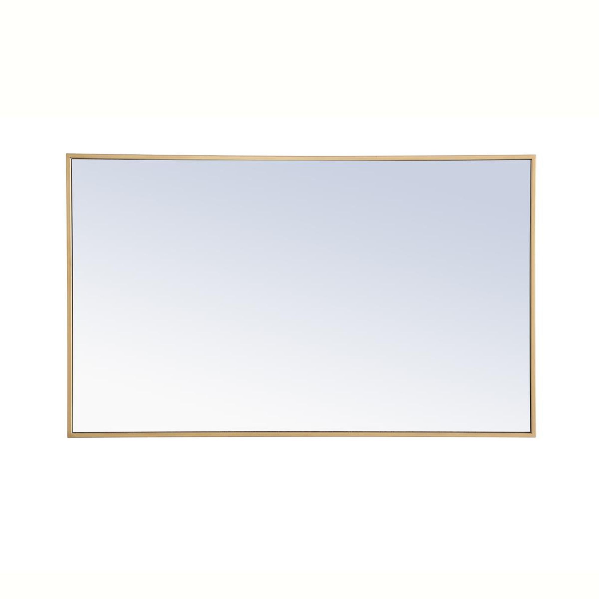 Shown in Brass finish and Clear Mirror Beveled glass