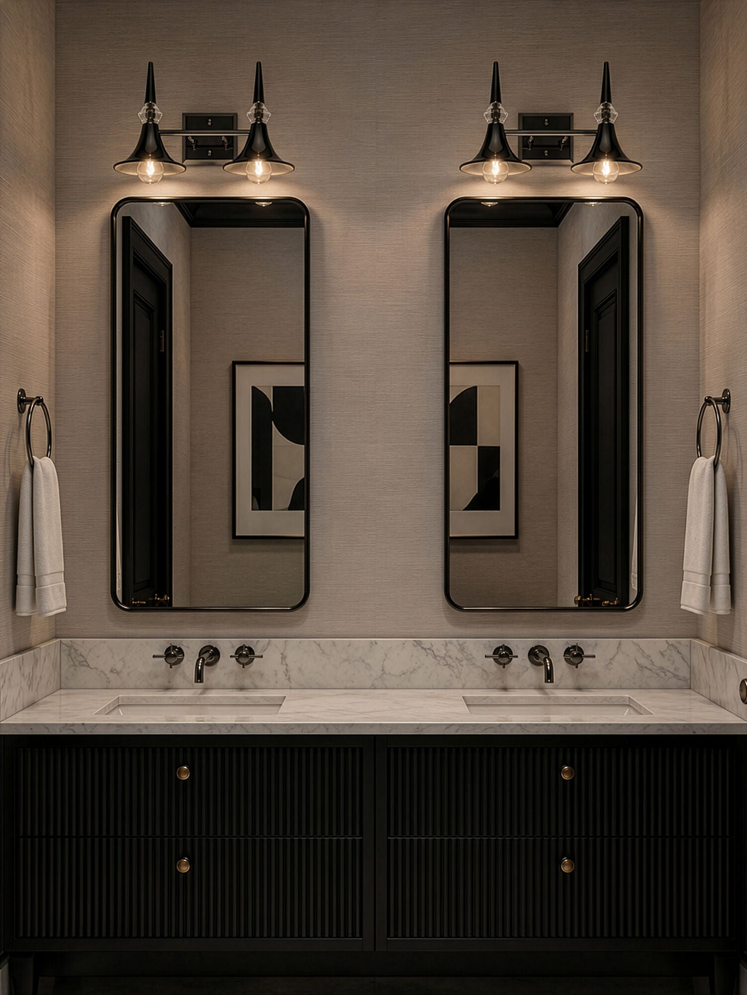 Tromba 13 Inch Bath Vanity Light,