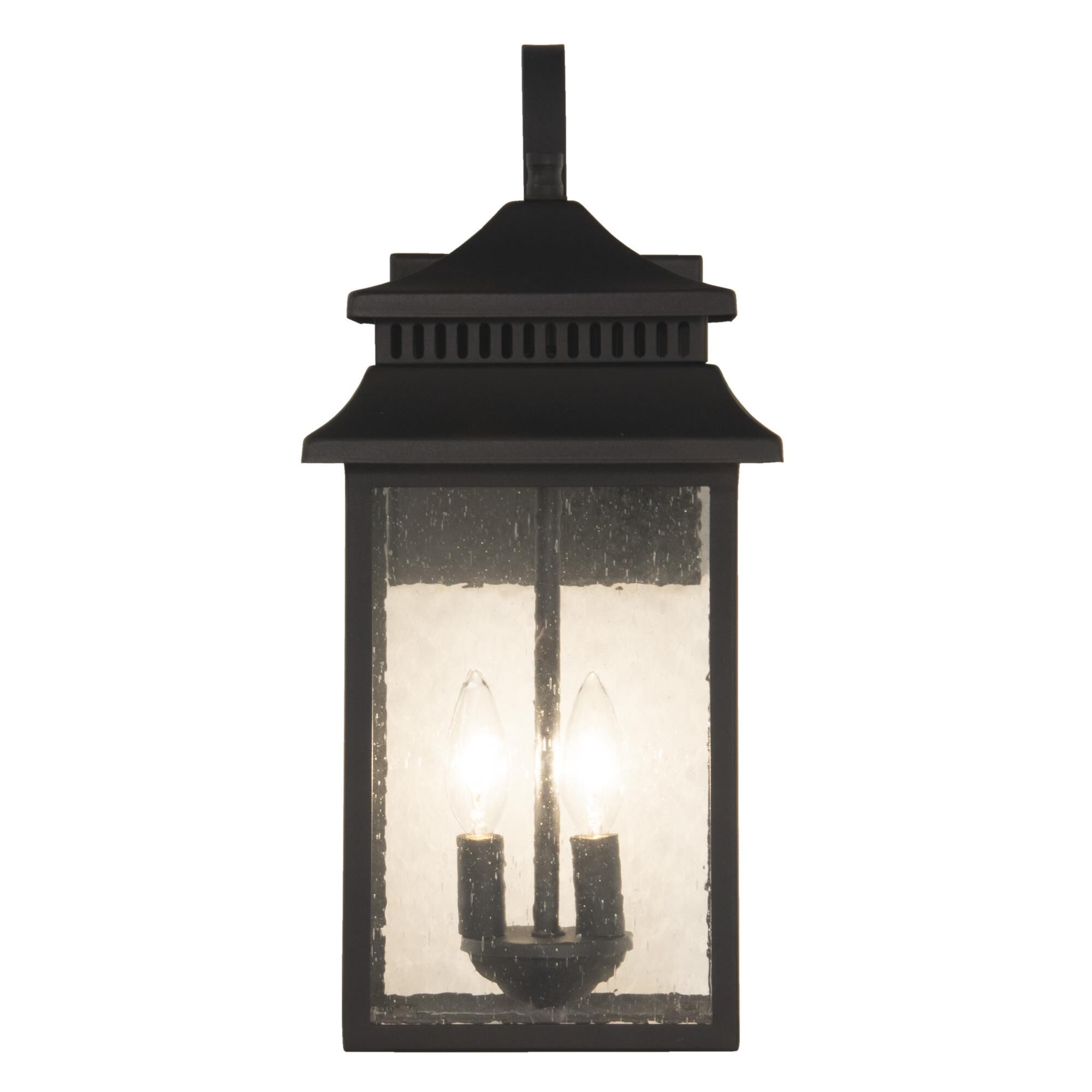 Shown in Textured Matte Black finish and Square/Rectangle glass and Square/Rectangle shade