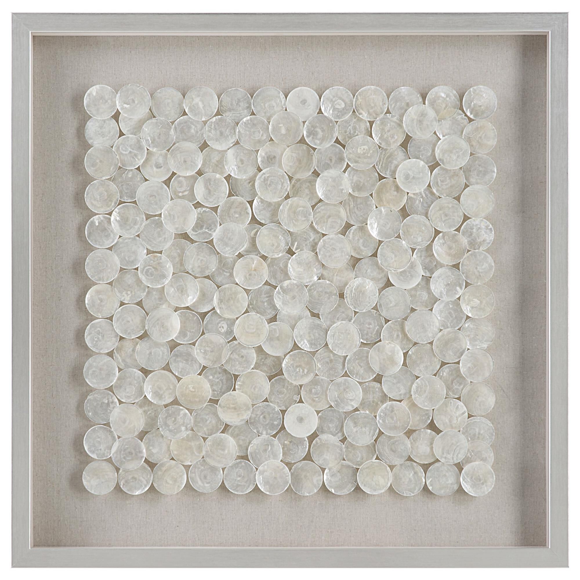 Uttermost Roxas Capiz Shell Shadow Box Alternative Wall Art,