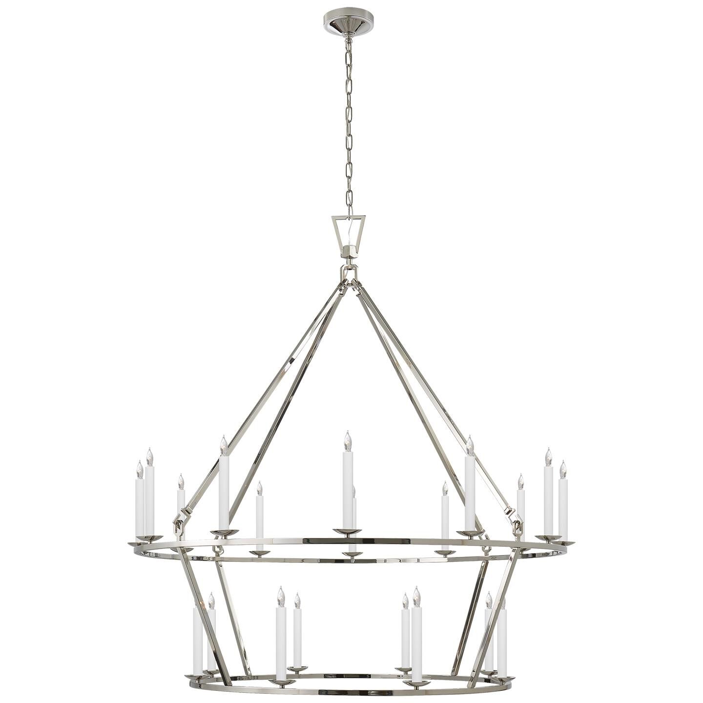 Chapman & Myers Darlana 50 Inch 20 Light Chandelier by Visual Comfort Signature Collection