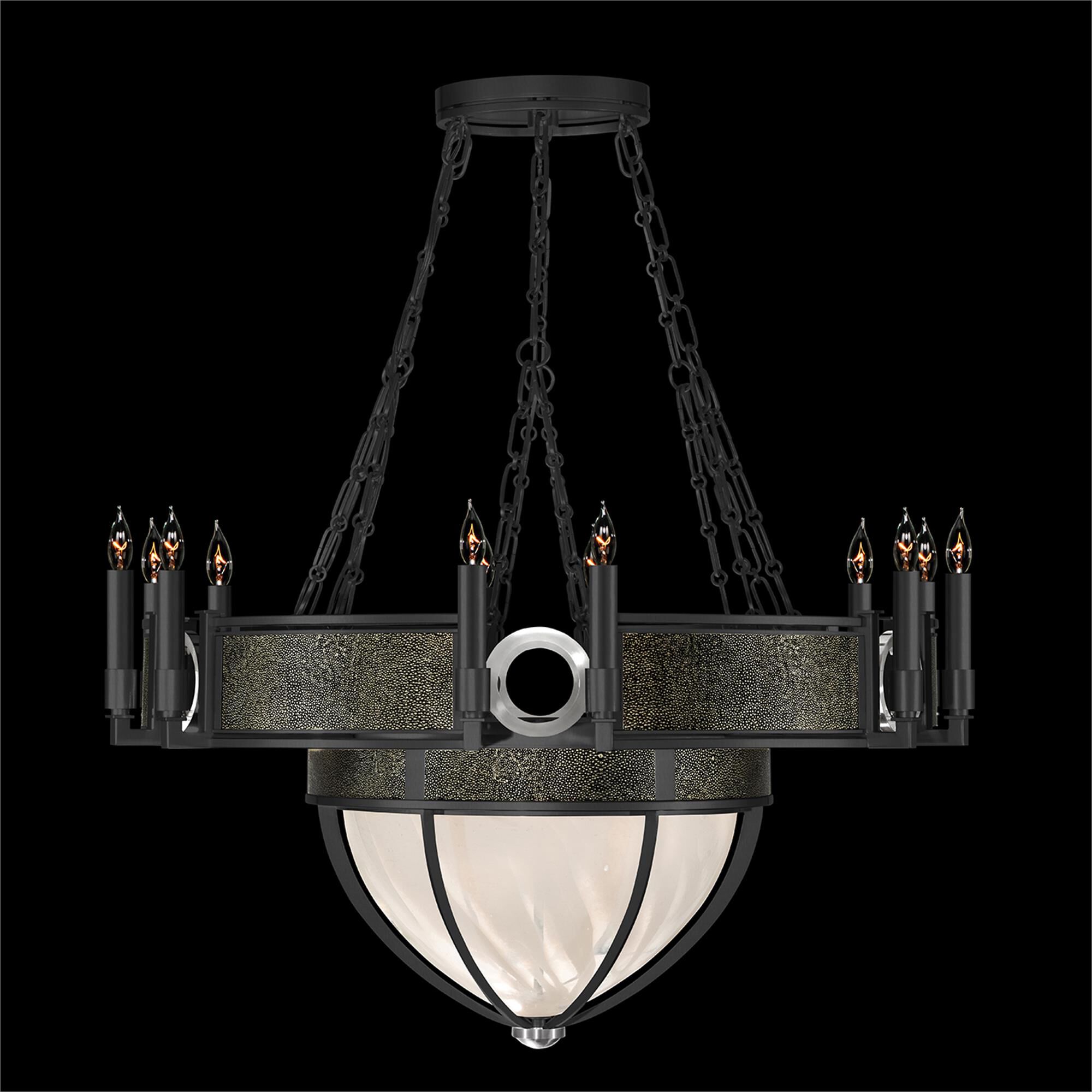 Shown in Black Iron and Nickel  finish and Black Knight accent
