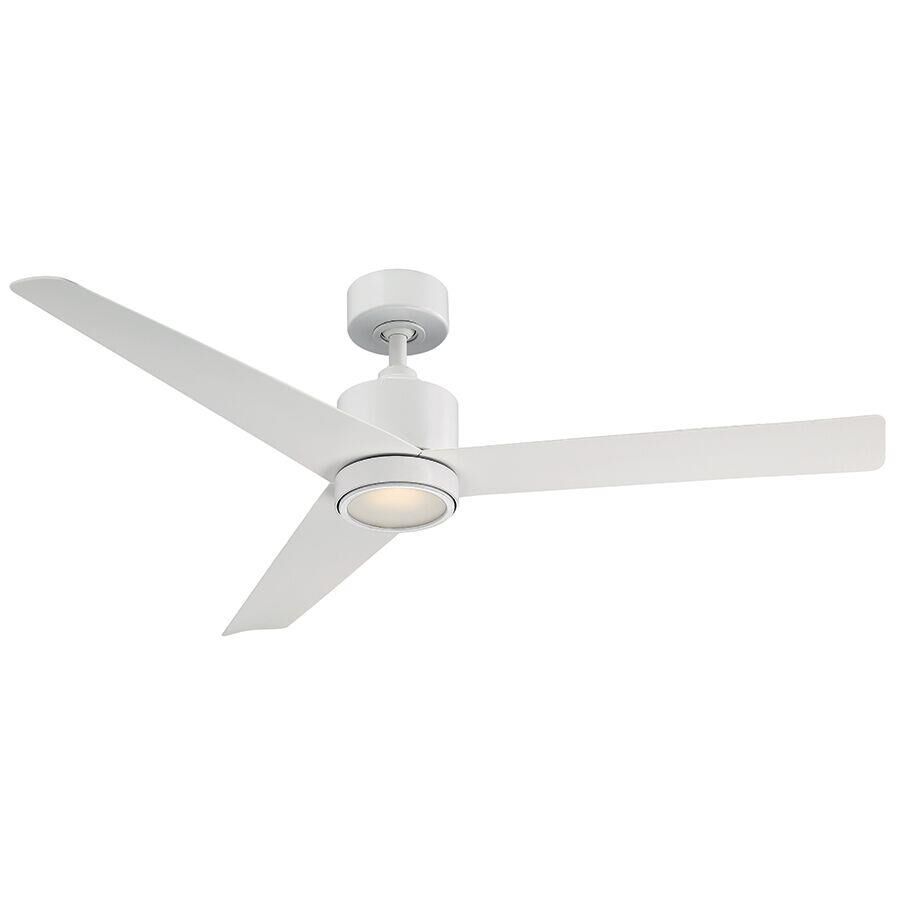 Lotus Outdoor Rated 54 Inch Ceiling Fan with Light Kit,