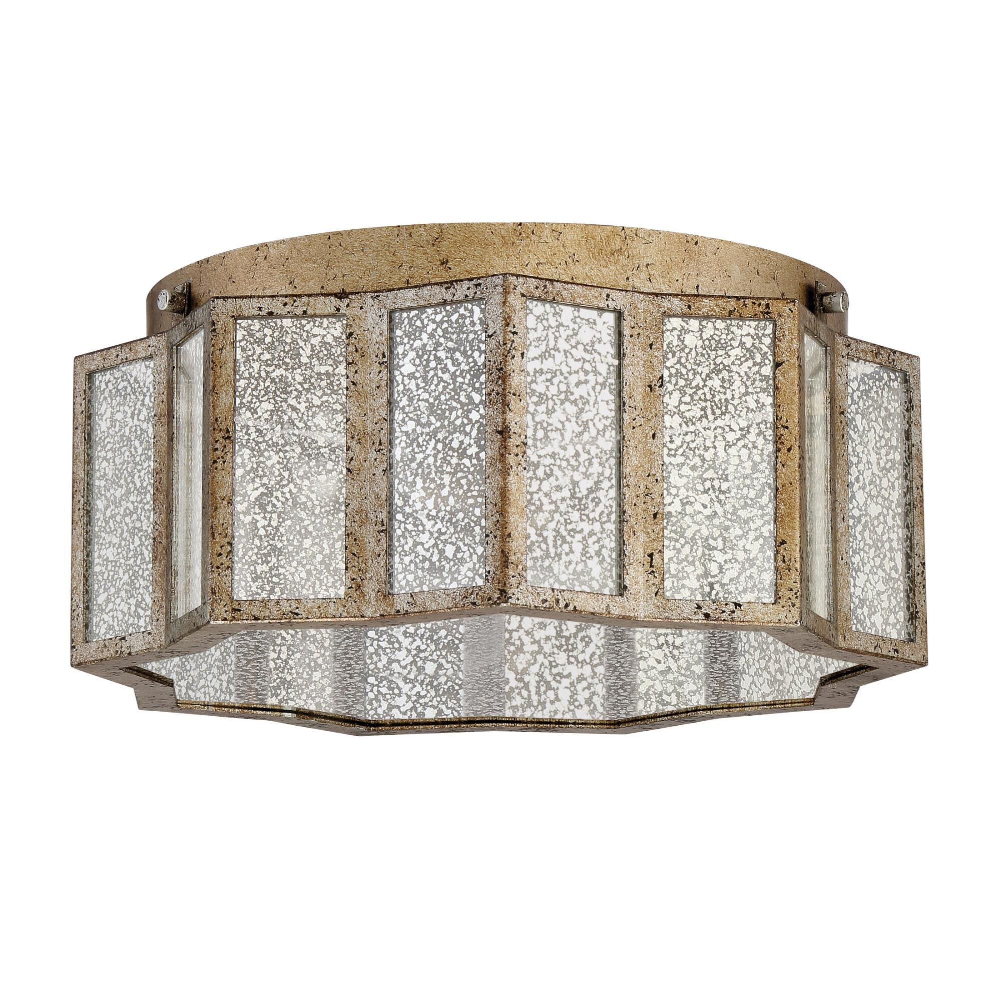 Shrine 16 Inch 3 Light Flush Mount by Quoizel