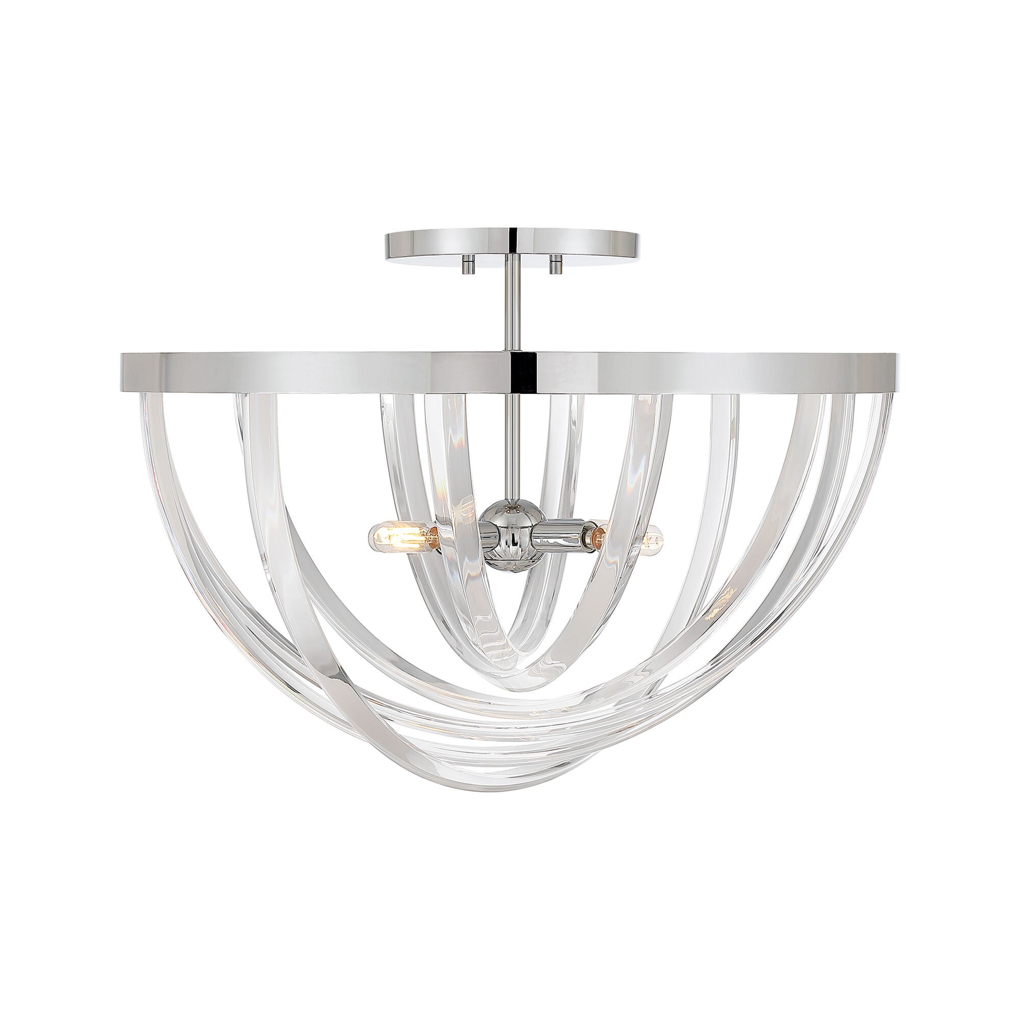 Jennings 24 Inch Semi Flush Mount,