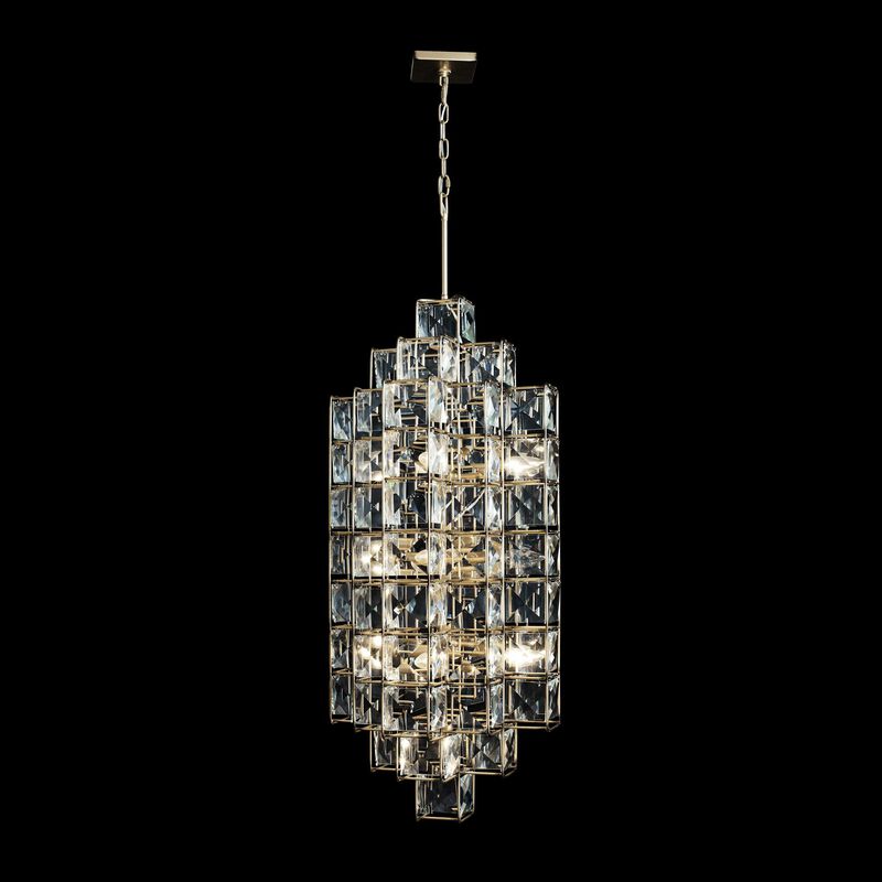Ron Henderson Cubic Cage Pendant by Varaluz