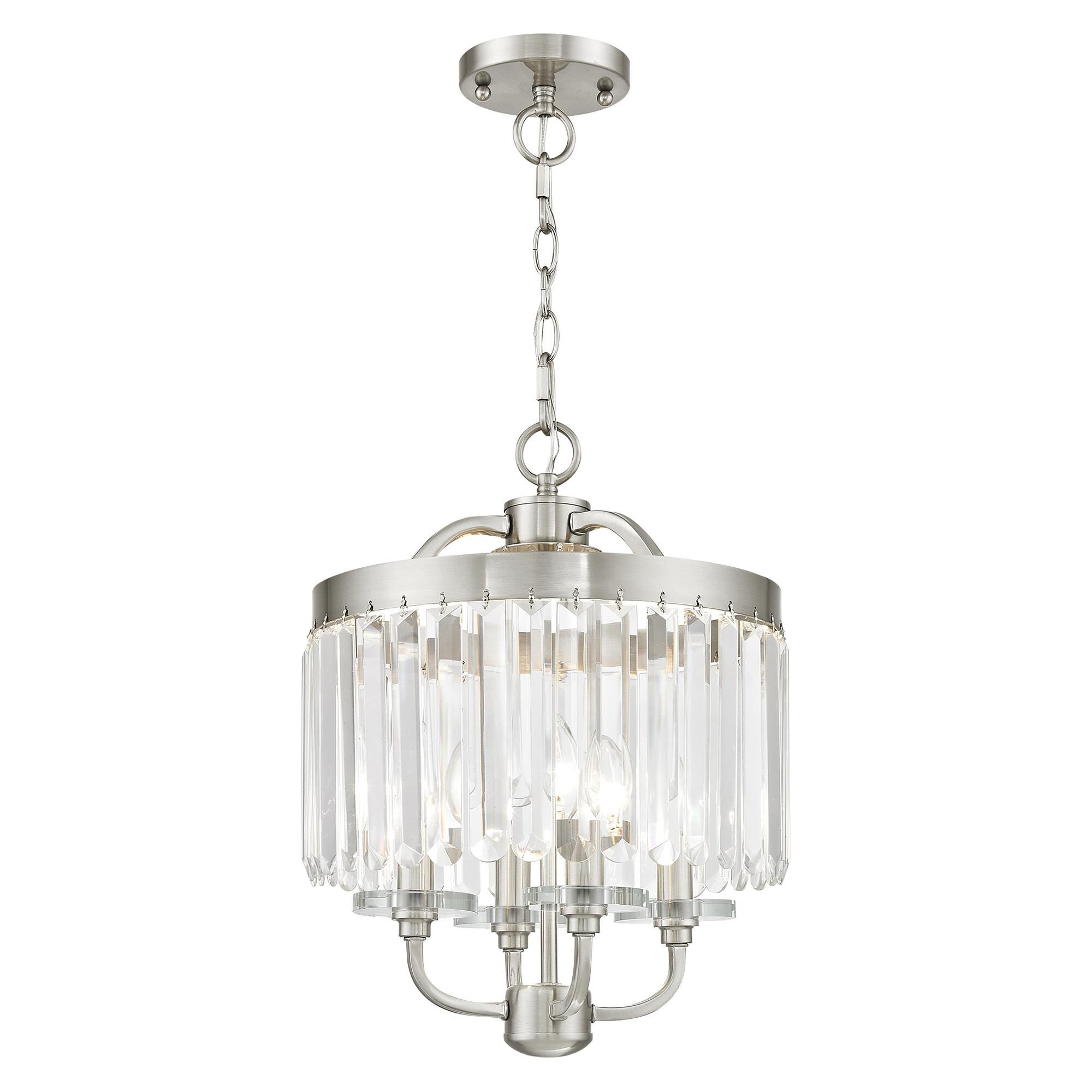 Ashton 13 Inch 4 Light Mini Chandelier by Livex Lighting