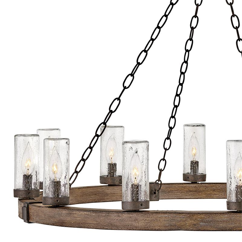 Sawyer 38 Inch Outdoor Hanging Lantern by Hinkley
