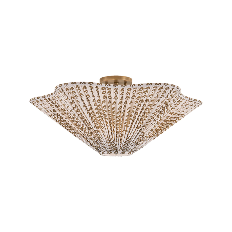 Elle 24 Inch Semi Flush Mount by Mitzi