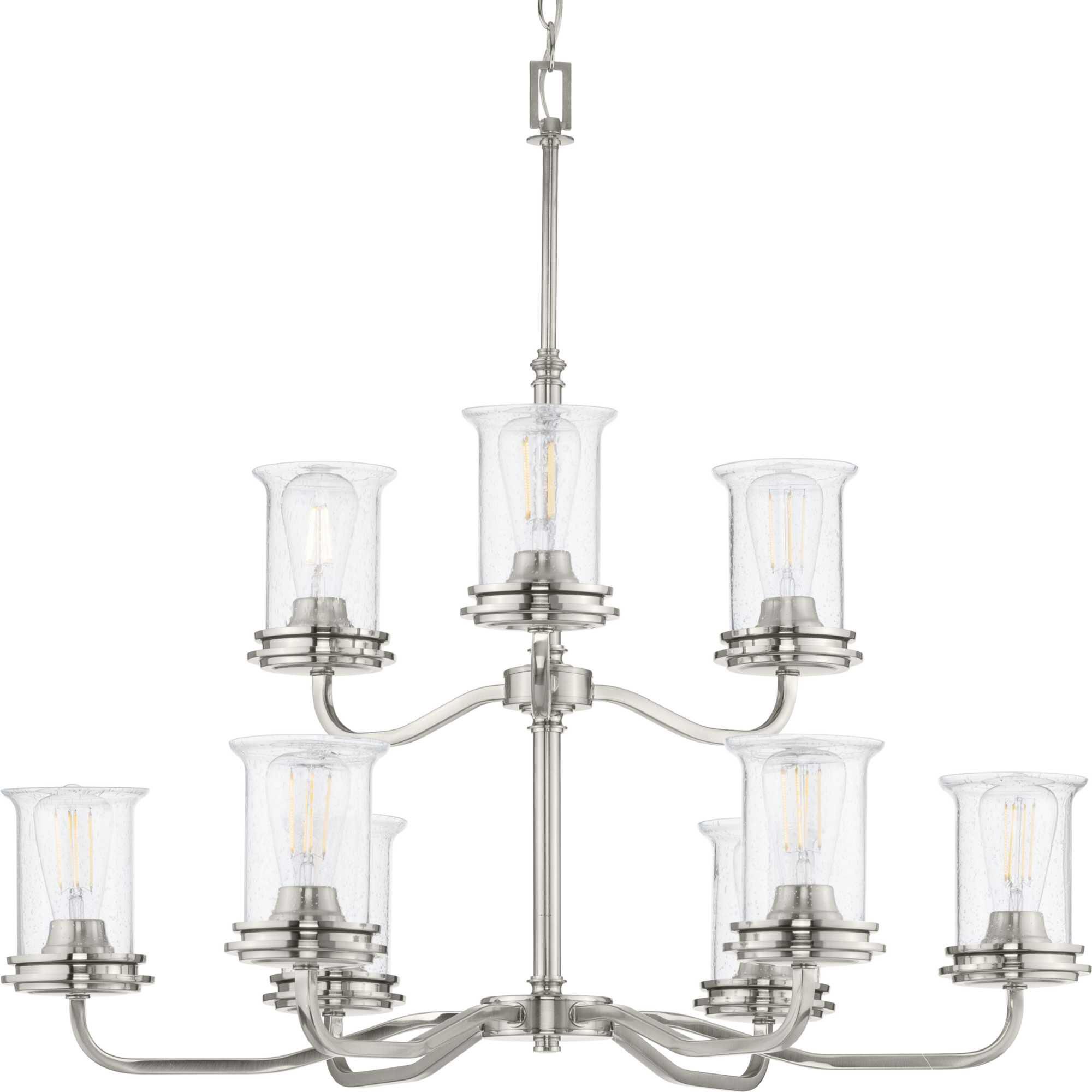 Winslett 34 Inch 9 Light Chandelier by Progress Lighting
