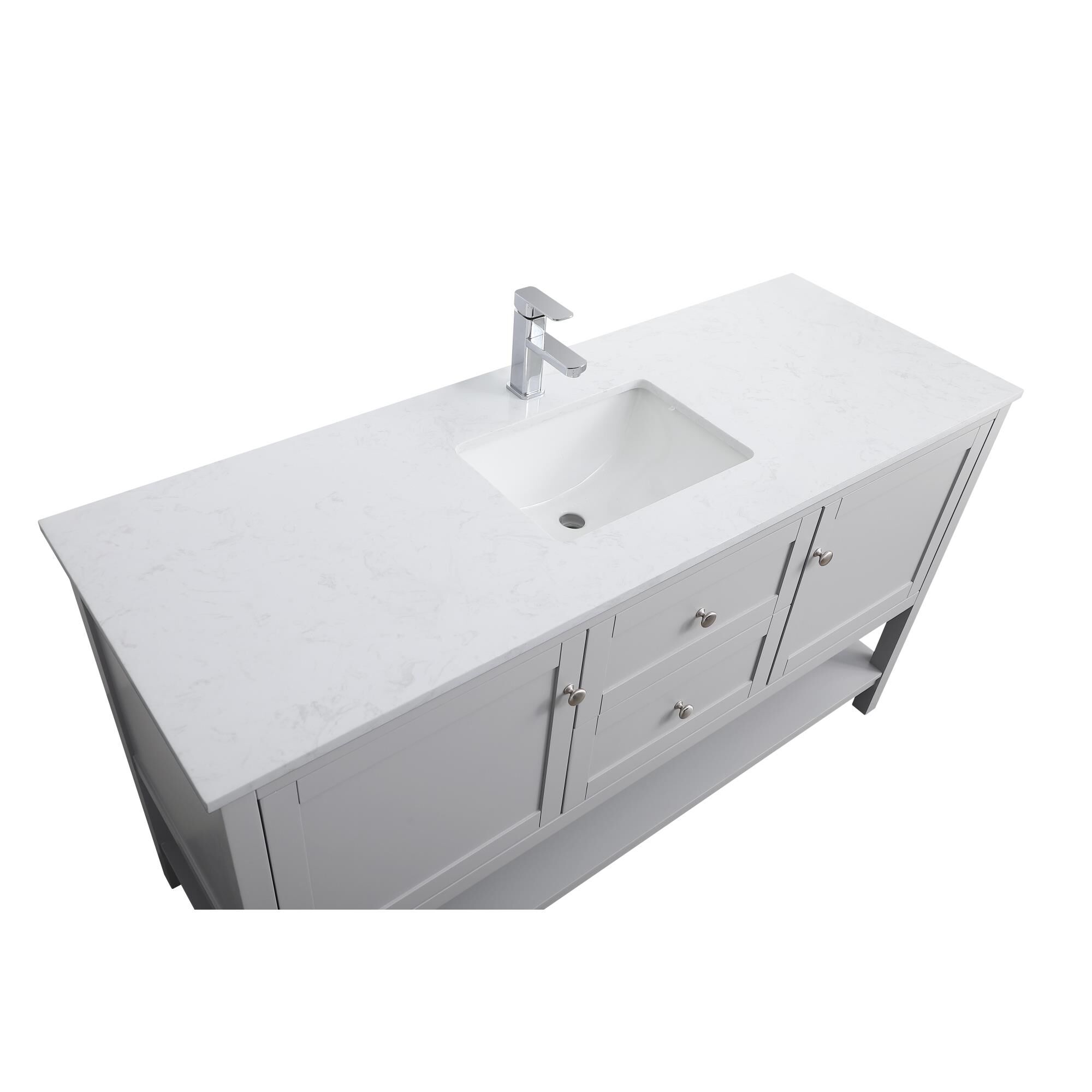 Heath 60 Inch Bath Vanity by Elegant Decor