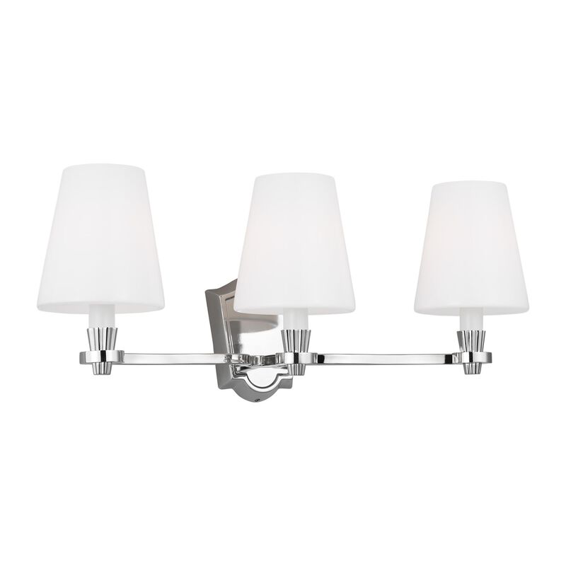 Alexa Hampton Paisley 23 Inch 3 Light Bath Vanity Light by Visual Comfort Studio