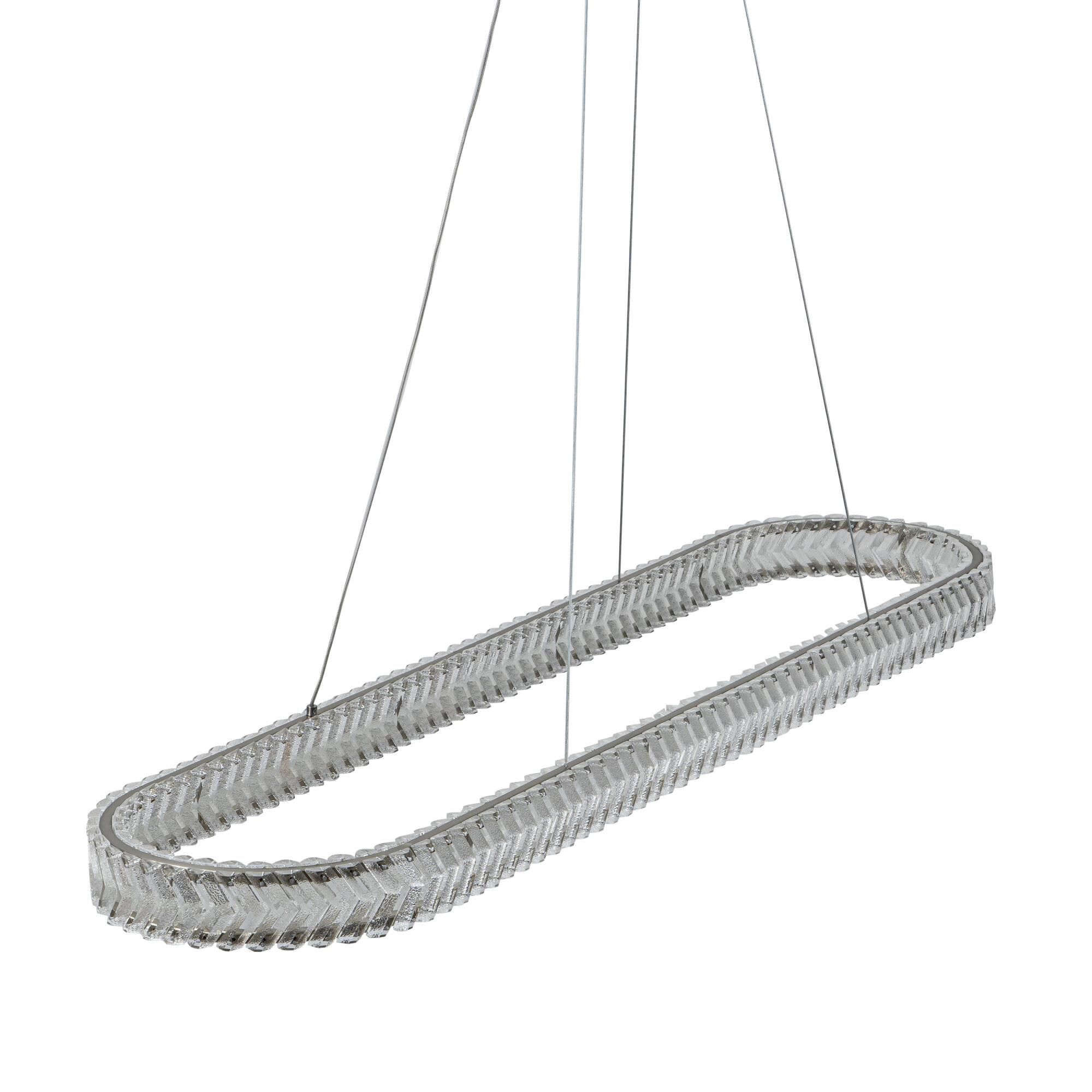 Chevron 47 Inch Linear Suspension Light by Artcraft
