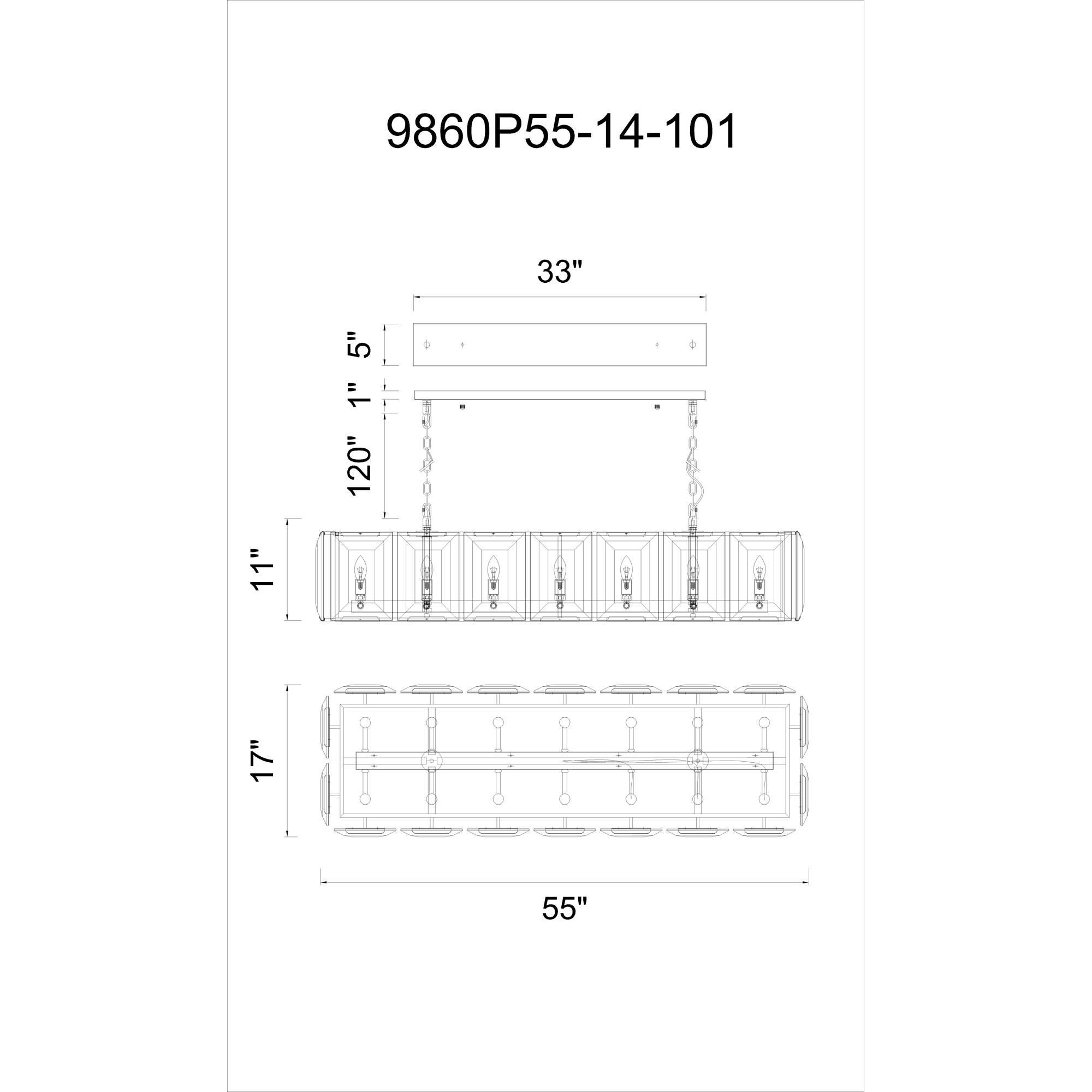 Shown in Black finish and K9 Clear crystal