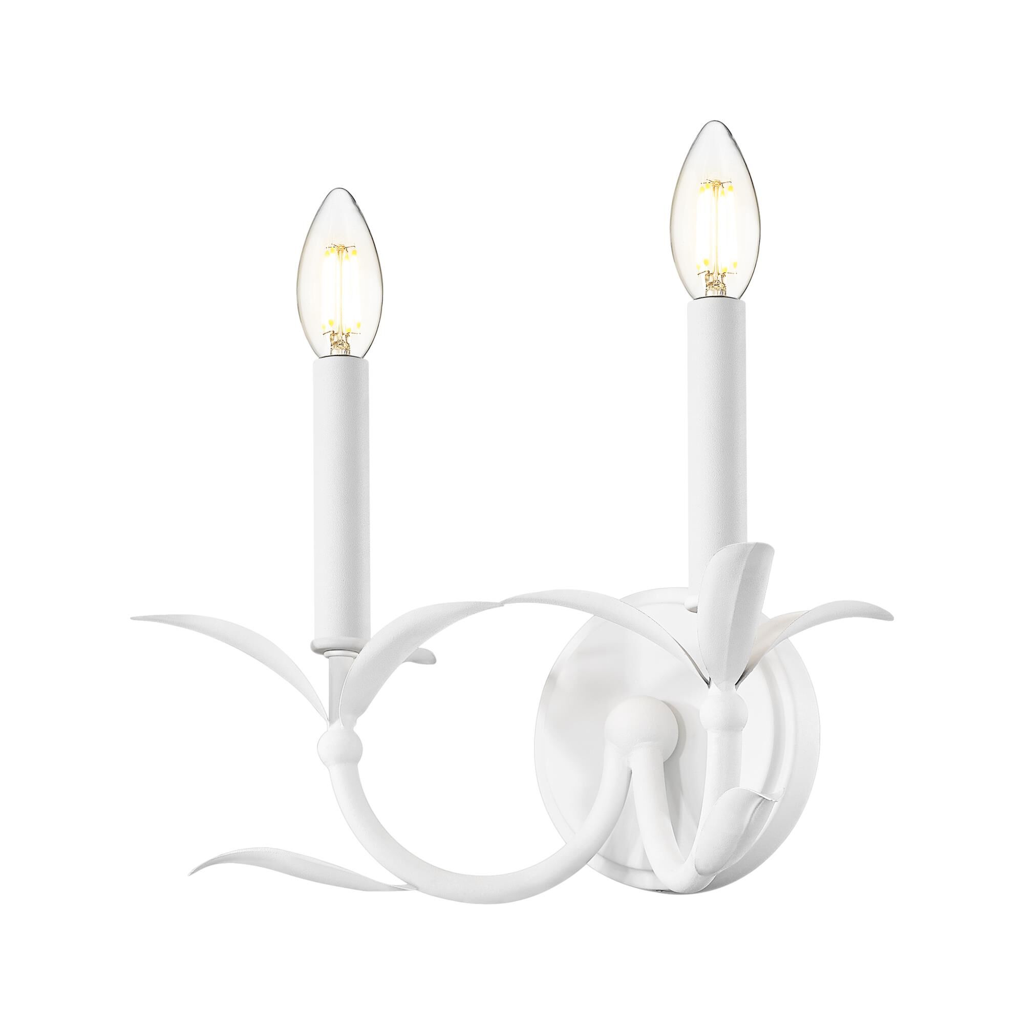 Shown in Textured White finish and White glass