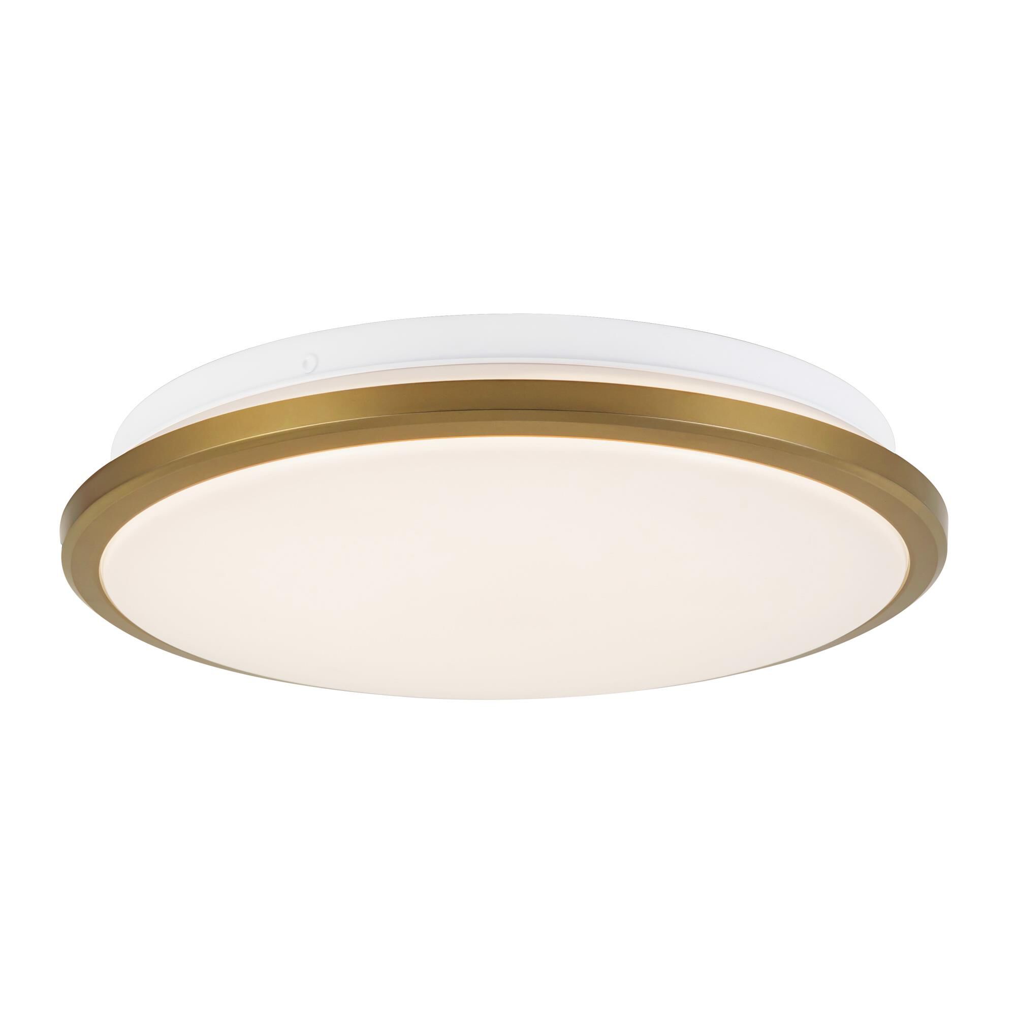 Shown in Brushed Gold finish and Frosted Acrylic Diffuser glass