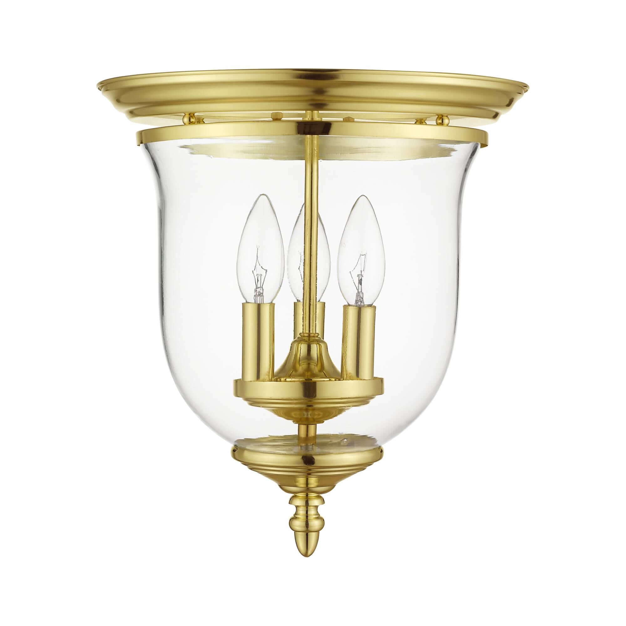 Legacy 12 Inch 3 Light Flush Mount by Livex Lighting