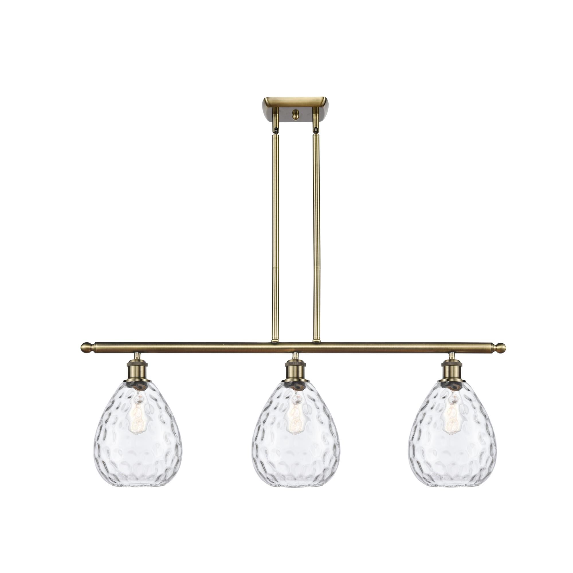 Bruno Marashlian Large Waverly 36 Inch 3 Light Linear Suspension Light by Innovations Lighting
