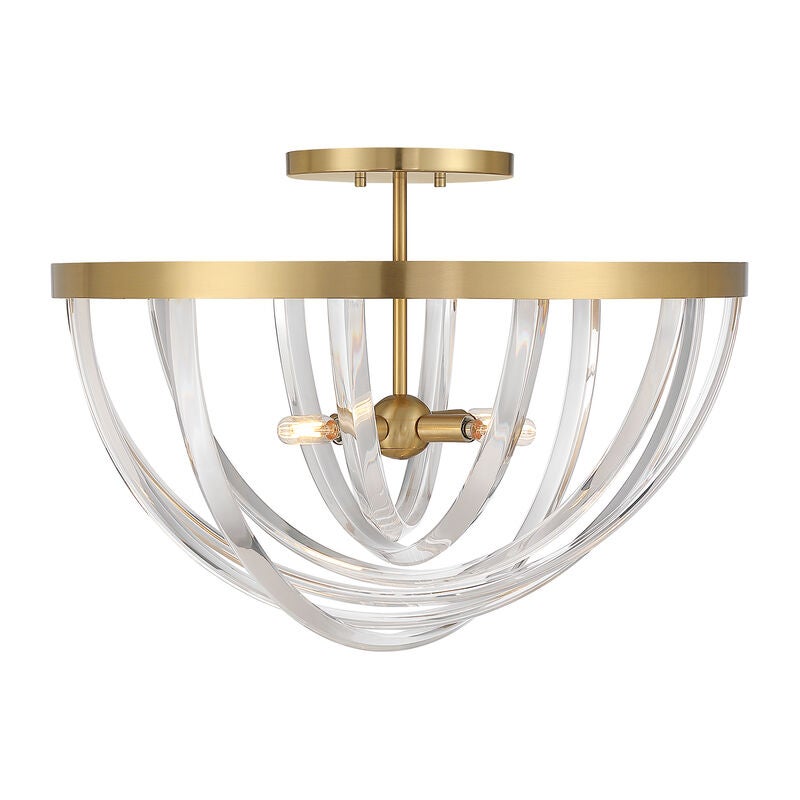 Jennings 24 Inch Semi Flush Mount by Savoy House