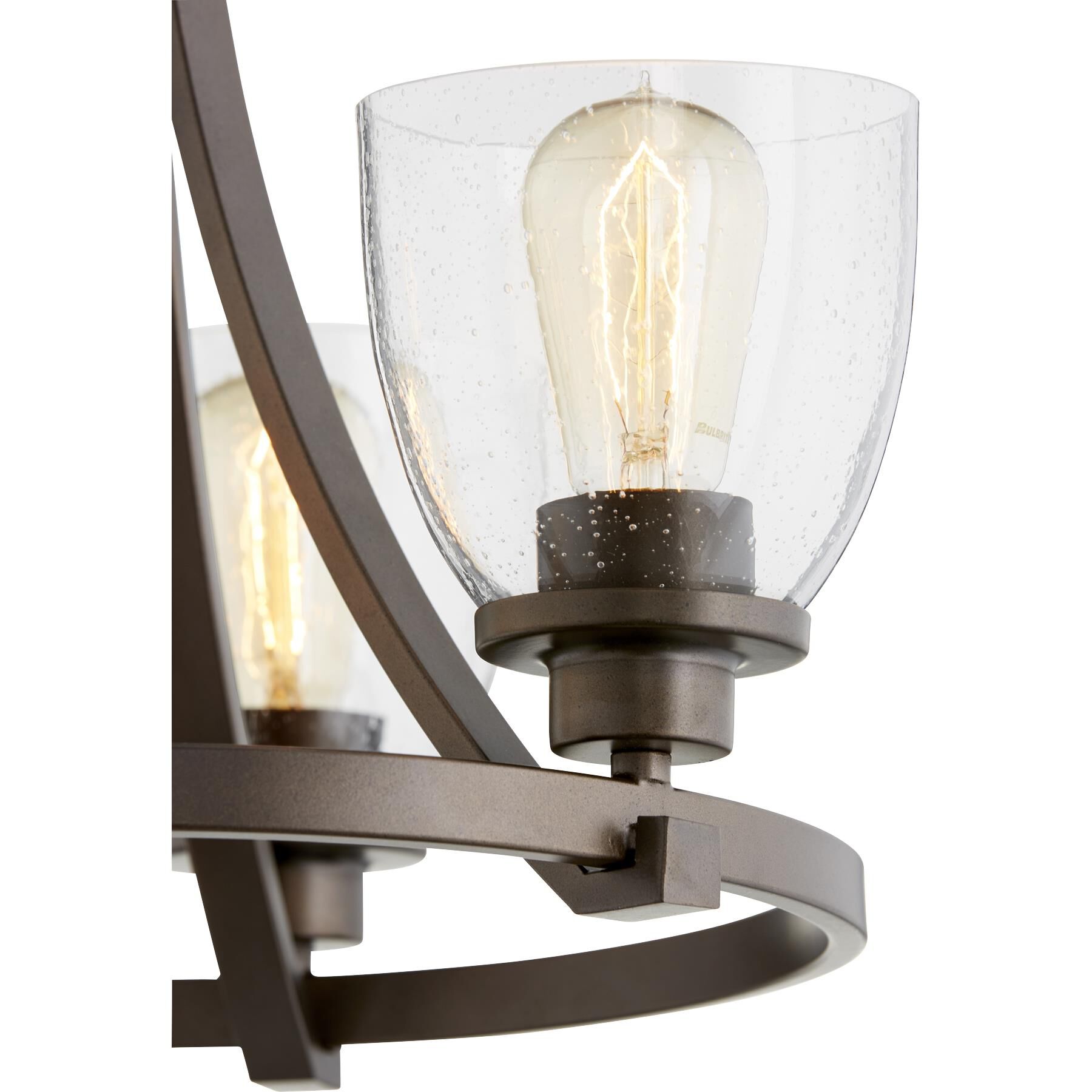 Shown in Oiled Bronze finish and Satin Opal shade