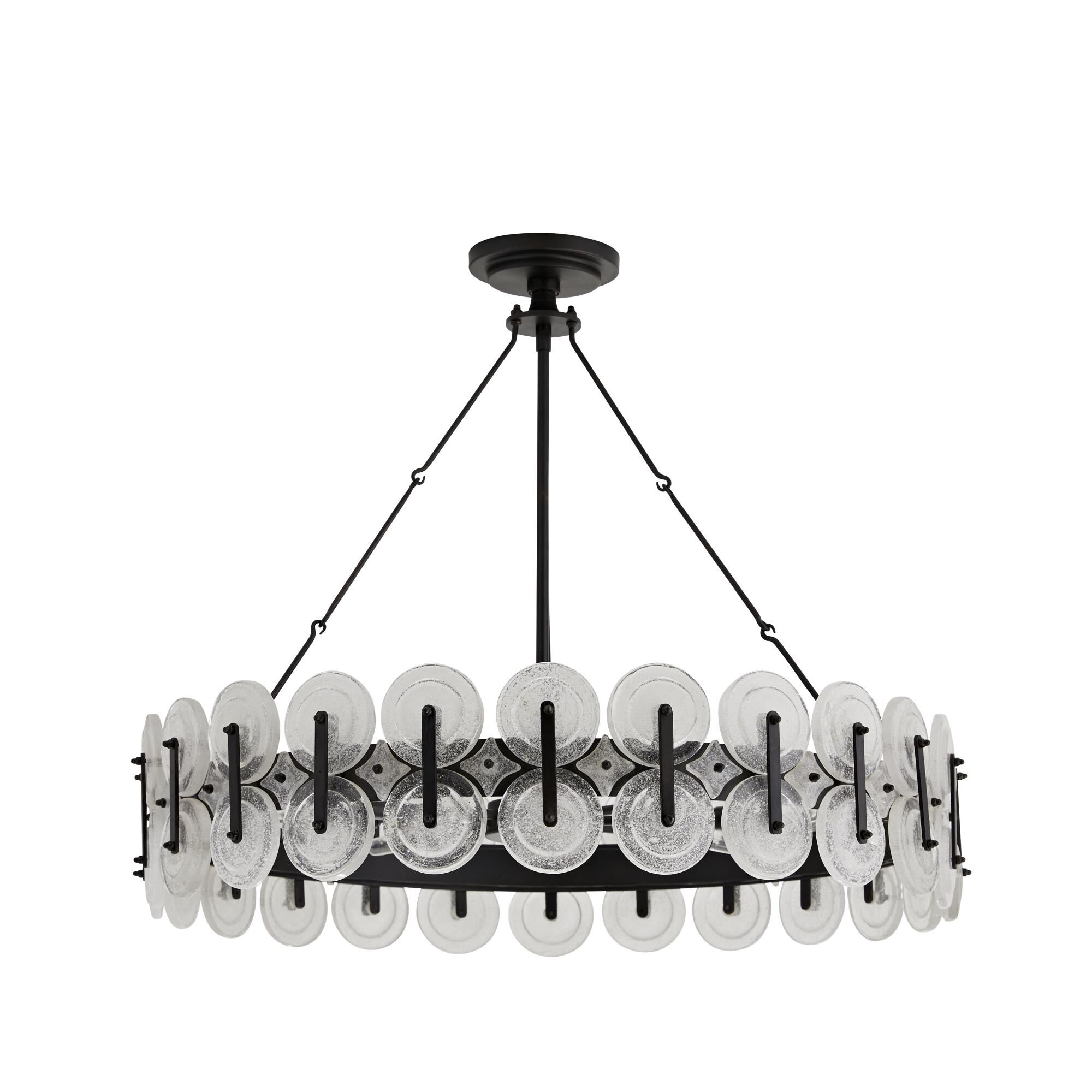 Rondelle 31 Inch 8 Light Chandelier by Arteriors Home