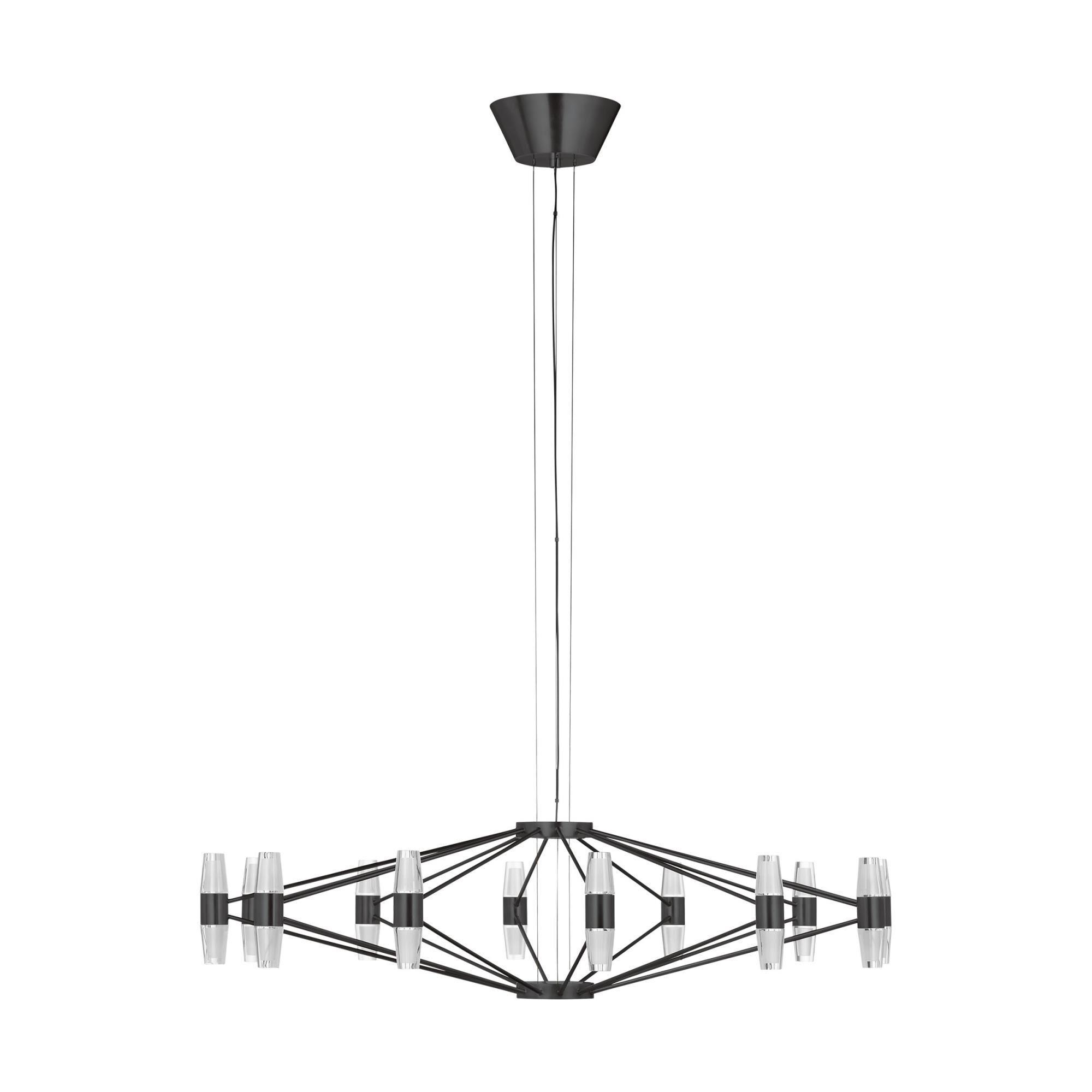 Sean Lavin Lassell 36 Inch 24 Light Chandelier by Visual Comfort Modern Collection