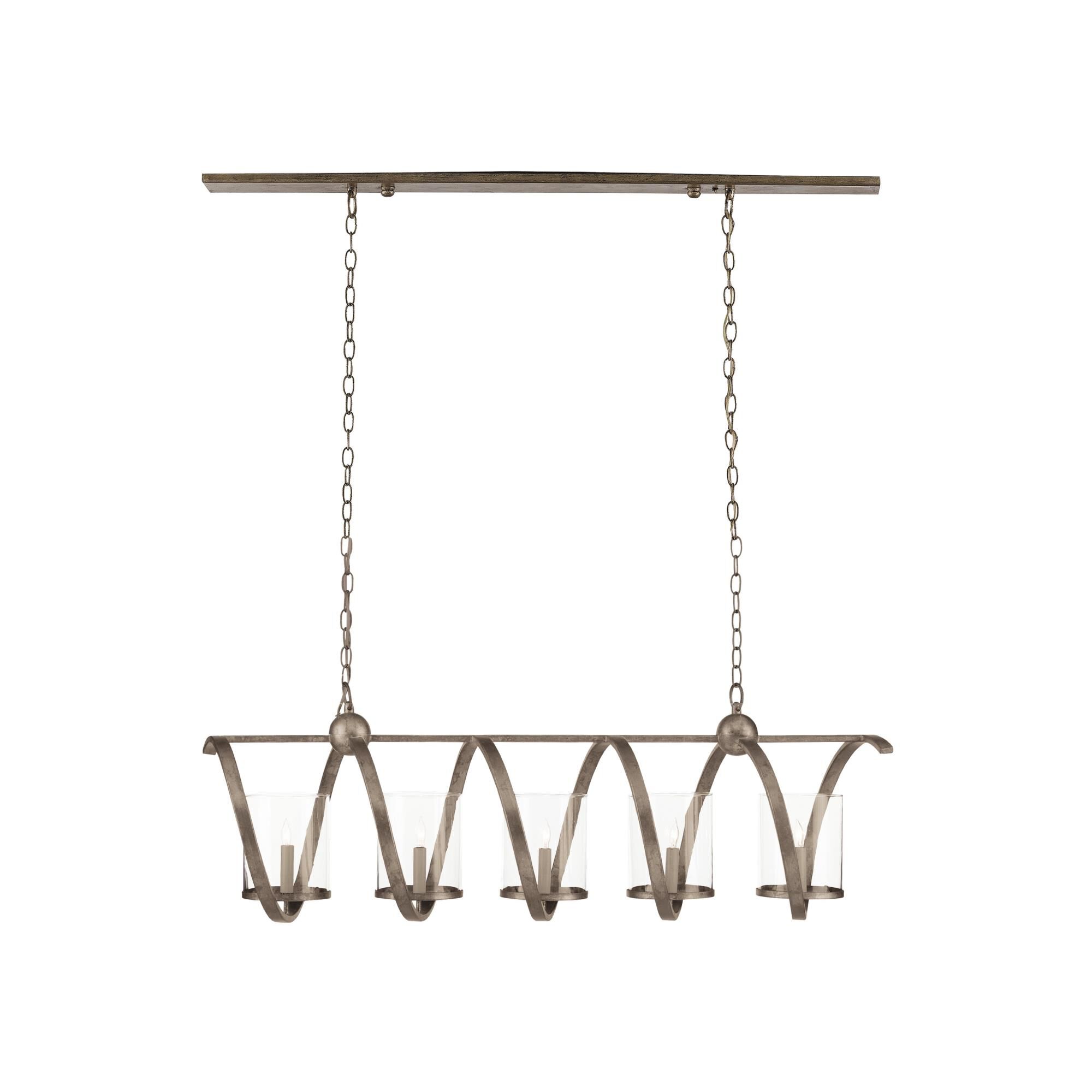 Maximus 47 Inch 5 Light Linear Suspension Light by Currey and Company