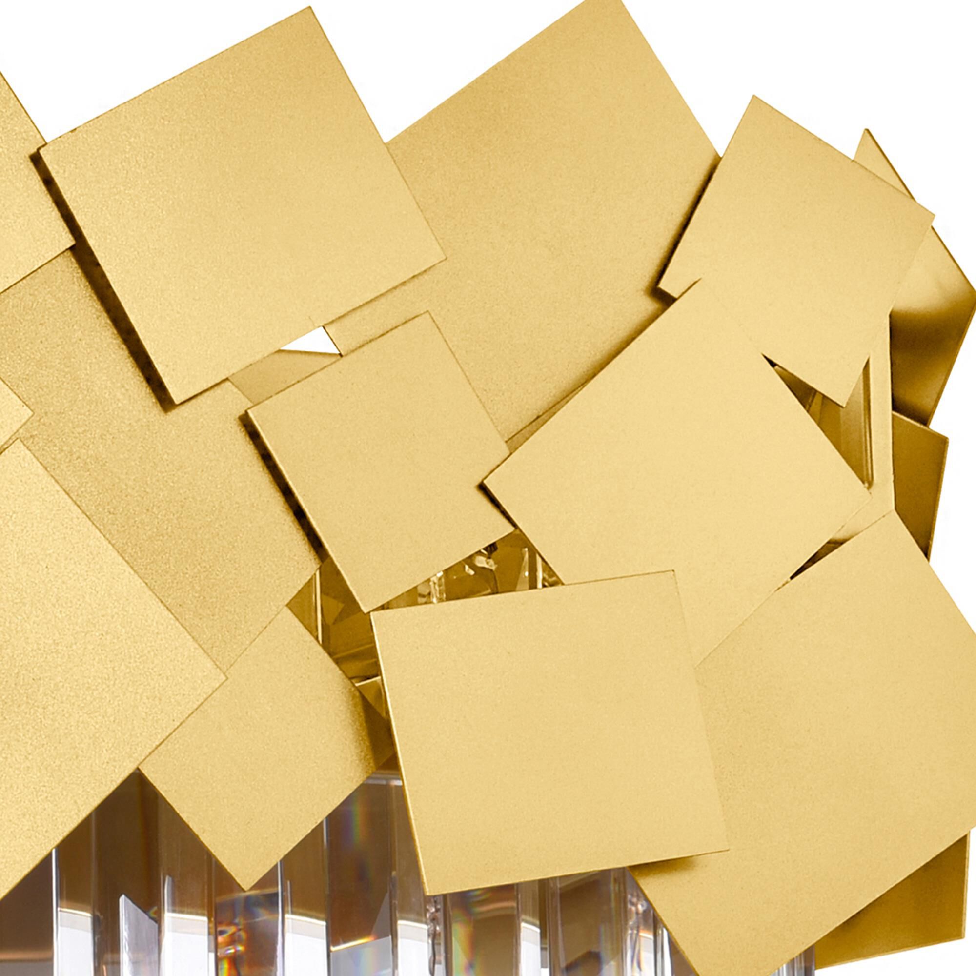 Shown in Medallion Gold finish and K9 Clear crystal