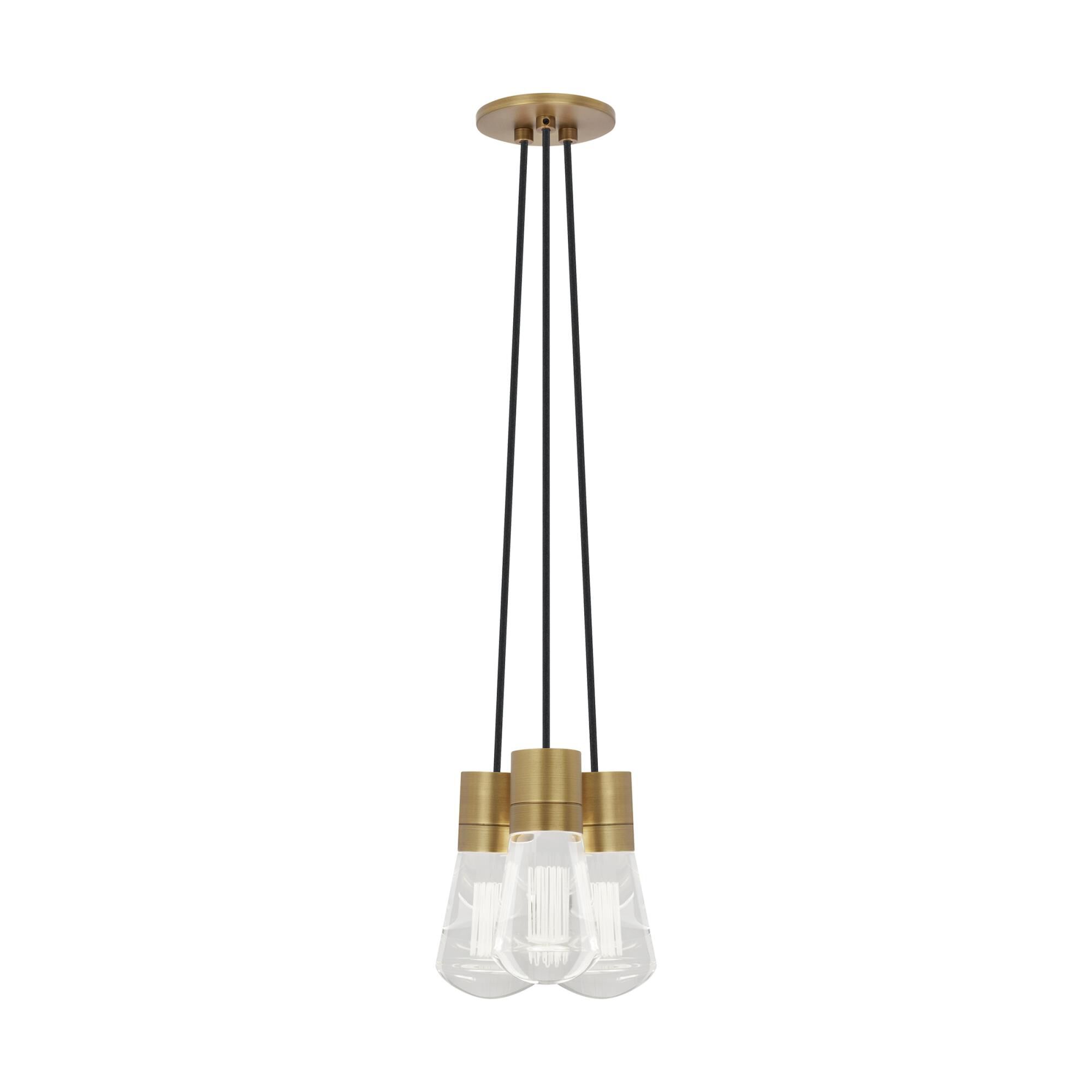 Shown in Natural Brass finish and Black Cord accent