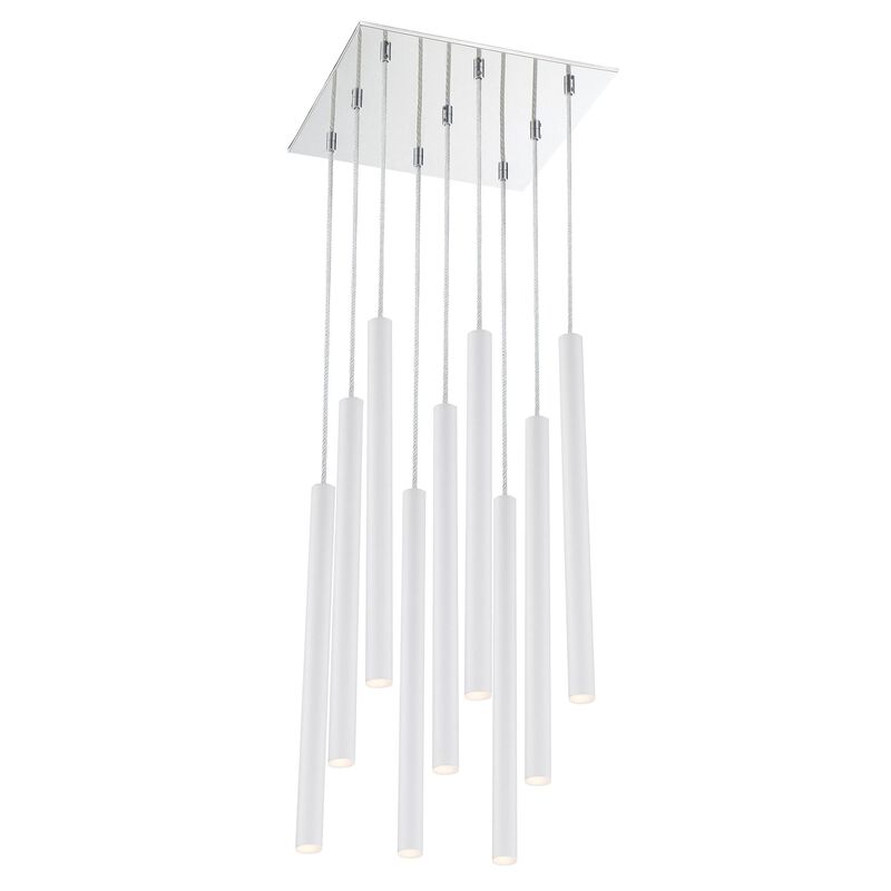 Forest 14 Inch 9 Light LED Linear Suspension Light by Z-Lite