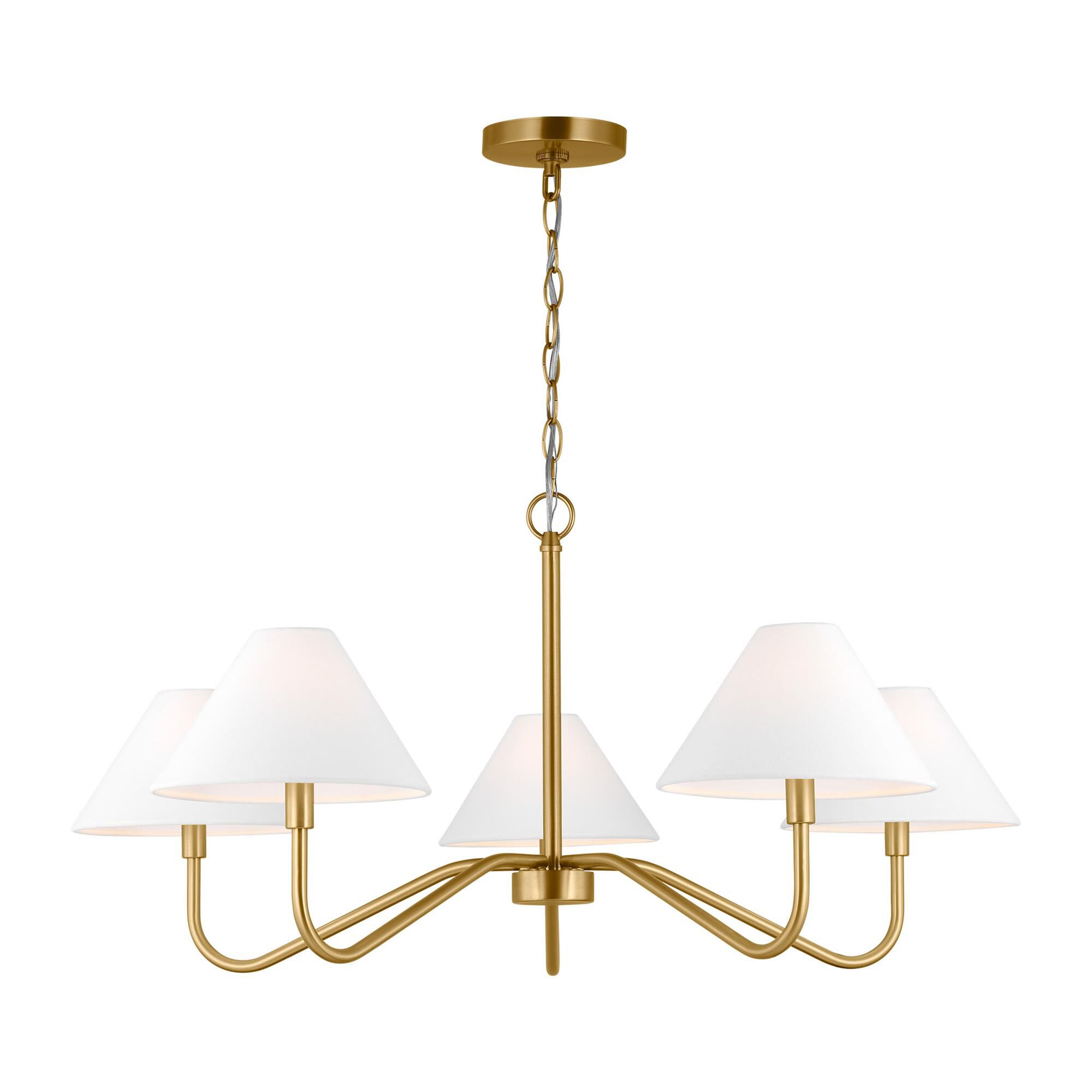 Shown in Satin Brass finish