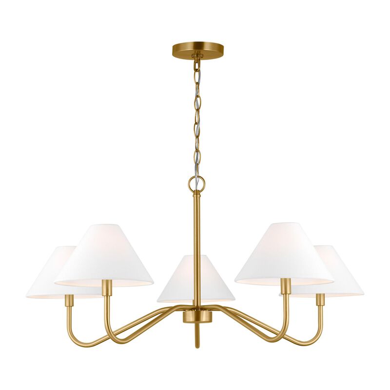 Drew & Jonathan Eldon 34 Inch Chandelier by Visual Comfort Studio