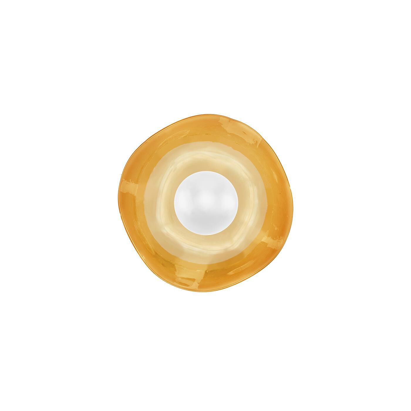 Shown in White finish and False crystal and True glass