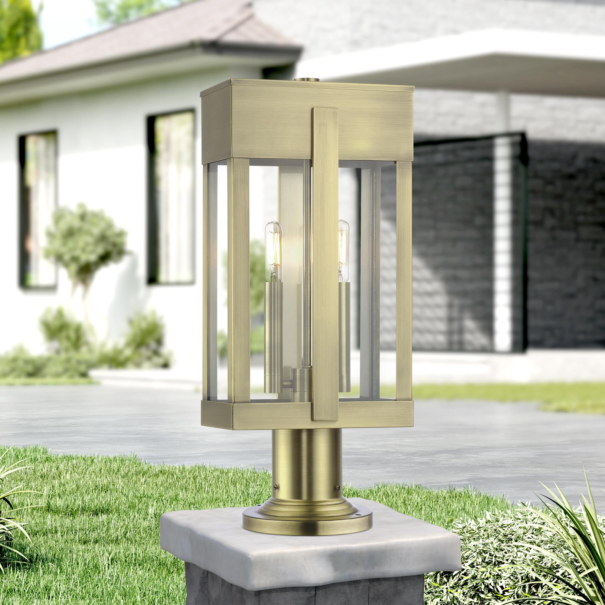 Berksford 19 Inch Outdoor Post Lamp by Livex Lighting