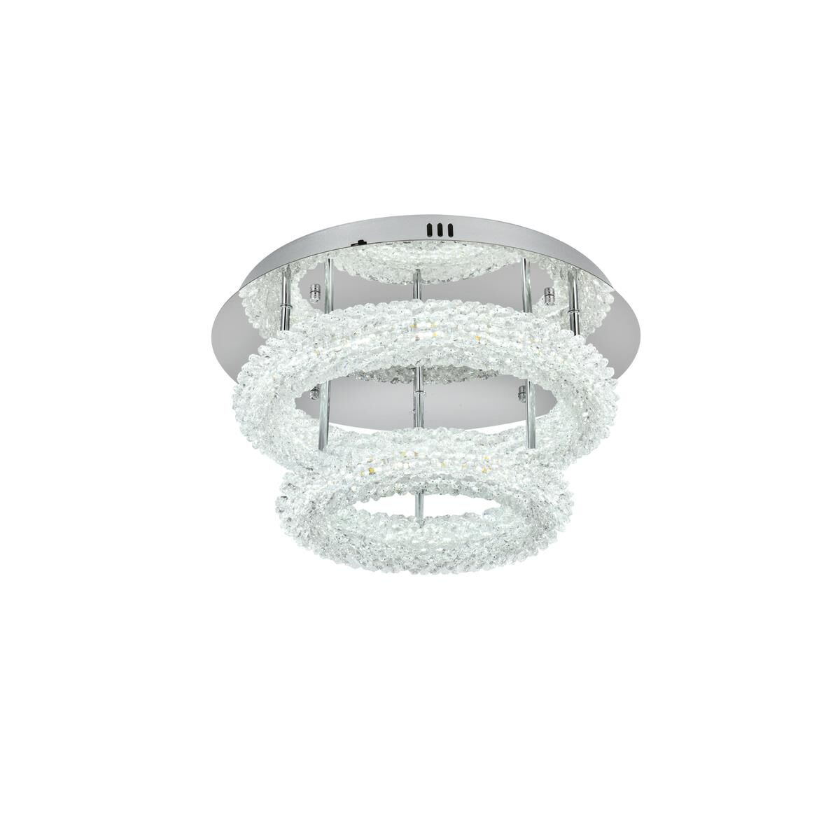 Bowen 18 Inch Semi Flush Mount by Elegant Lighting