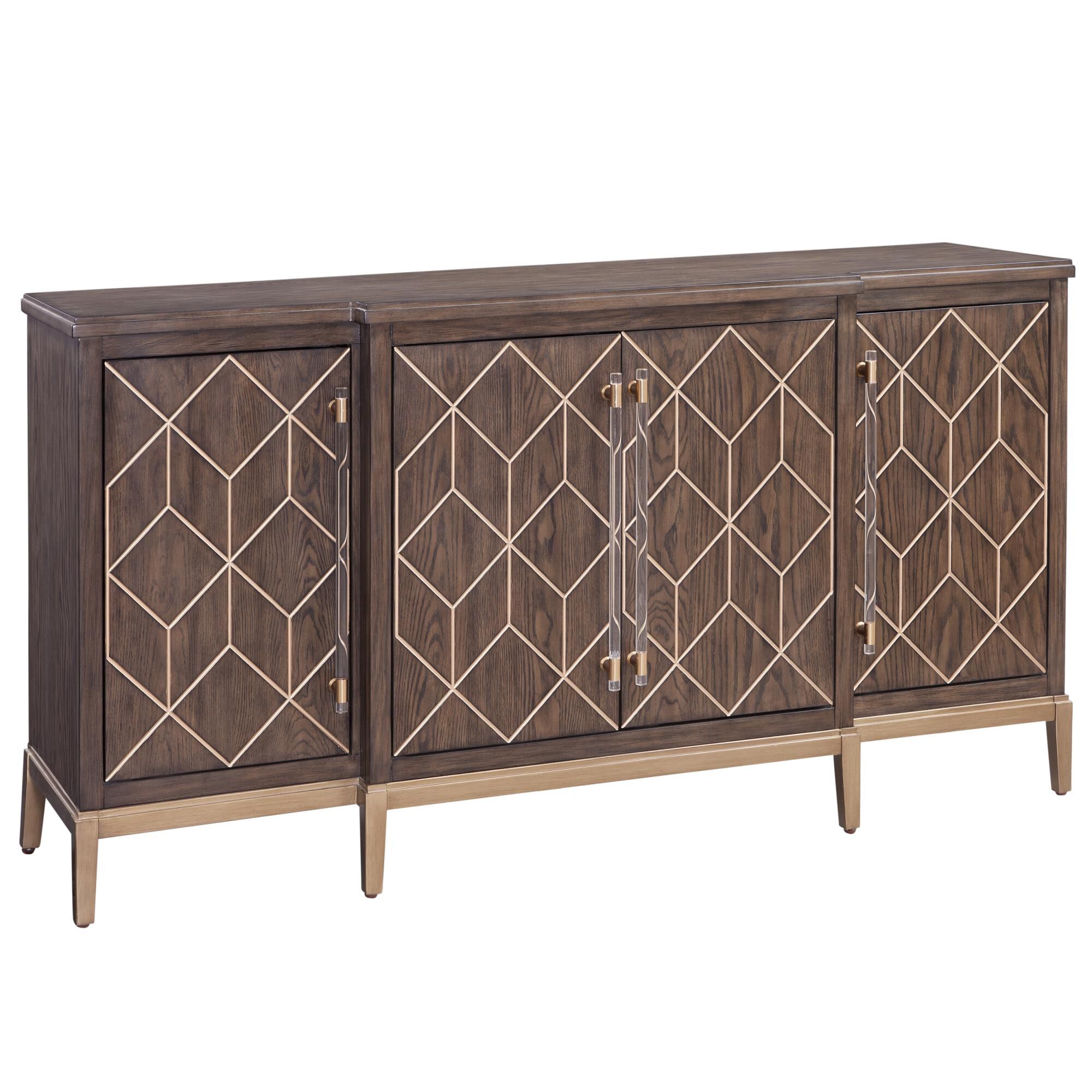 Shown in Brown and Brass finish