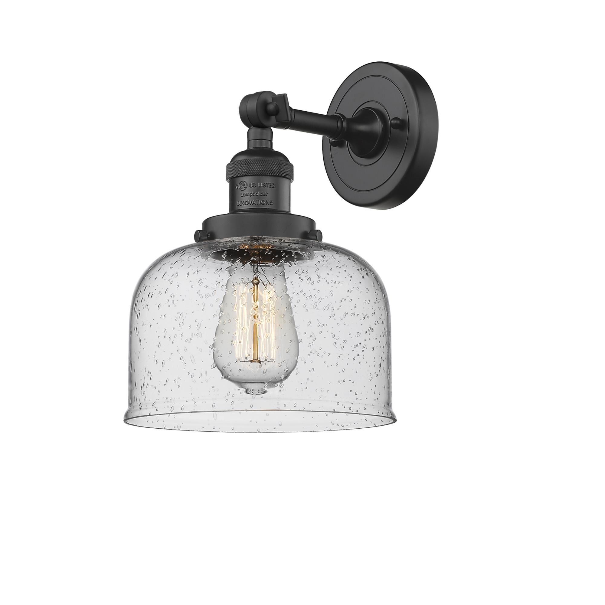 Bruno Marashlian Large Bell 8 Inch 1 Light Semi Flush Mount by Innovations Lighting