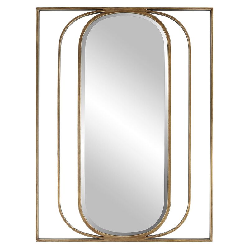 Uttermost Replicate Contemporary Oval Mirror Decorative Mirrors by Uttermost